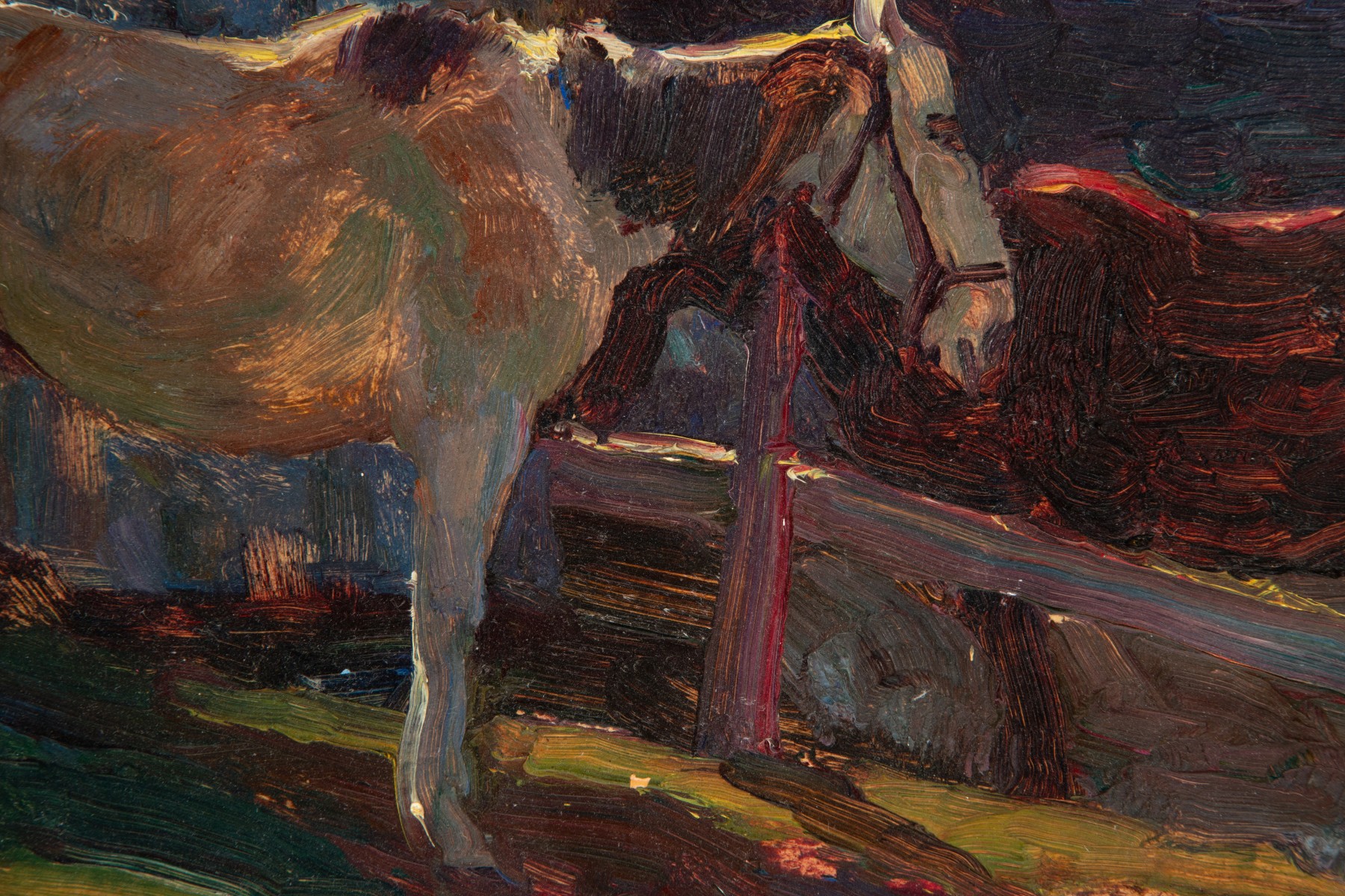 CLAYTON S. PRICE (1874-1950) OIL ON ARTIST'S BOARD