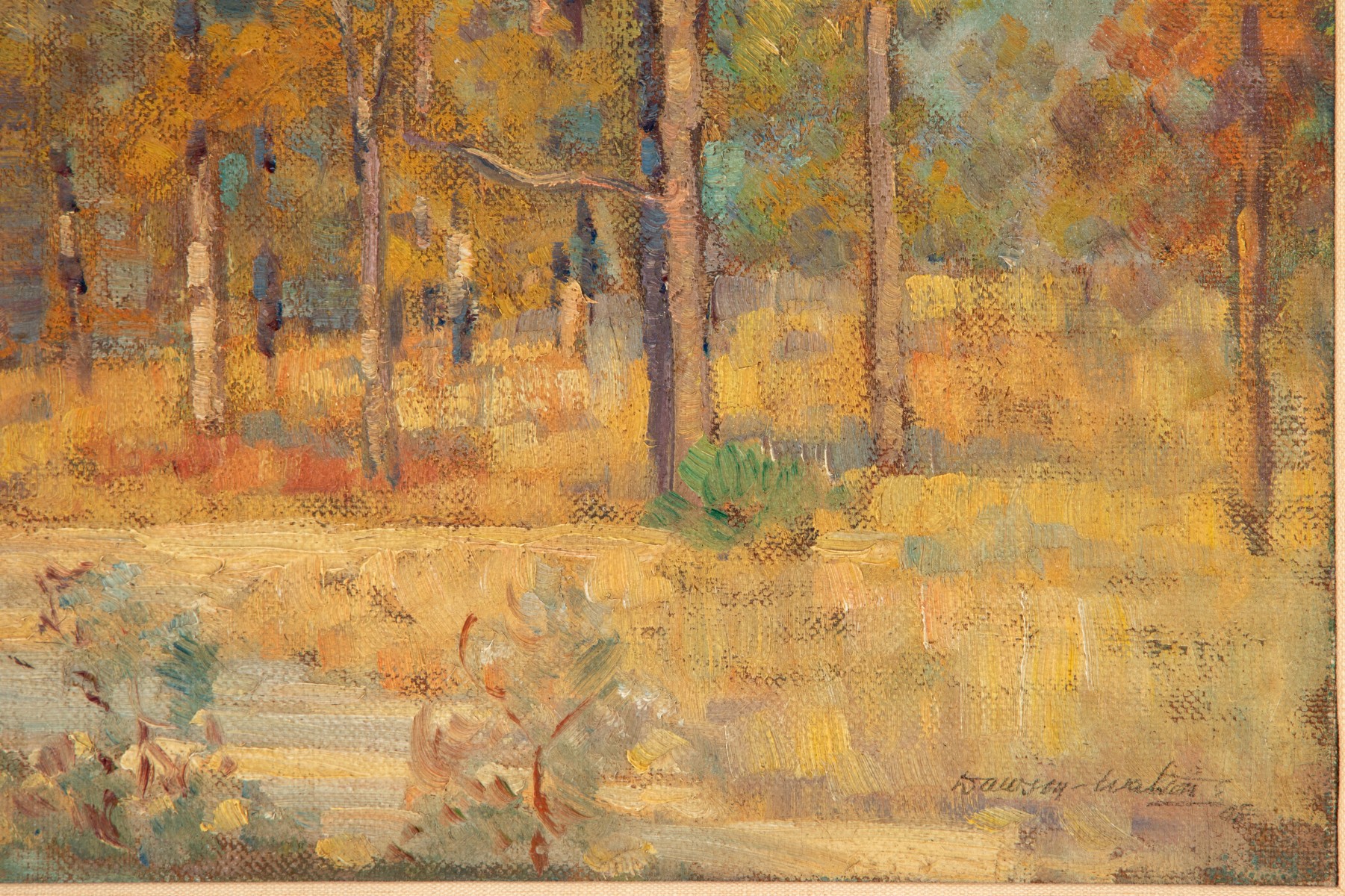 DAWSON DAWSON-WATSON (1864-1939) OIL ON CANVAS BOARD