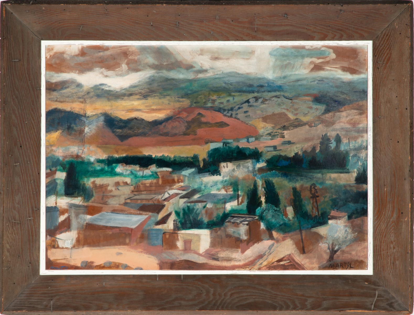 MARTYL SUZANNE SCHWEIG (1918-2013) OIL ON ARTIST BOARD