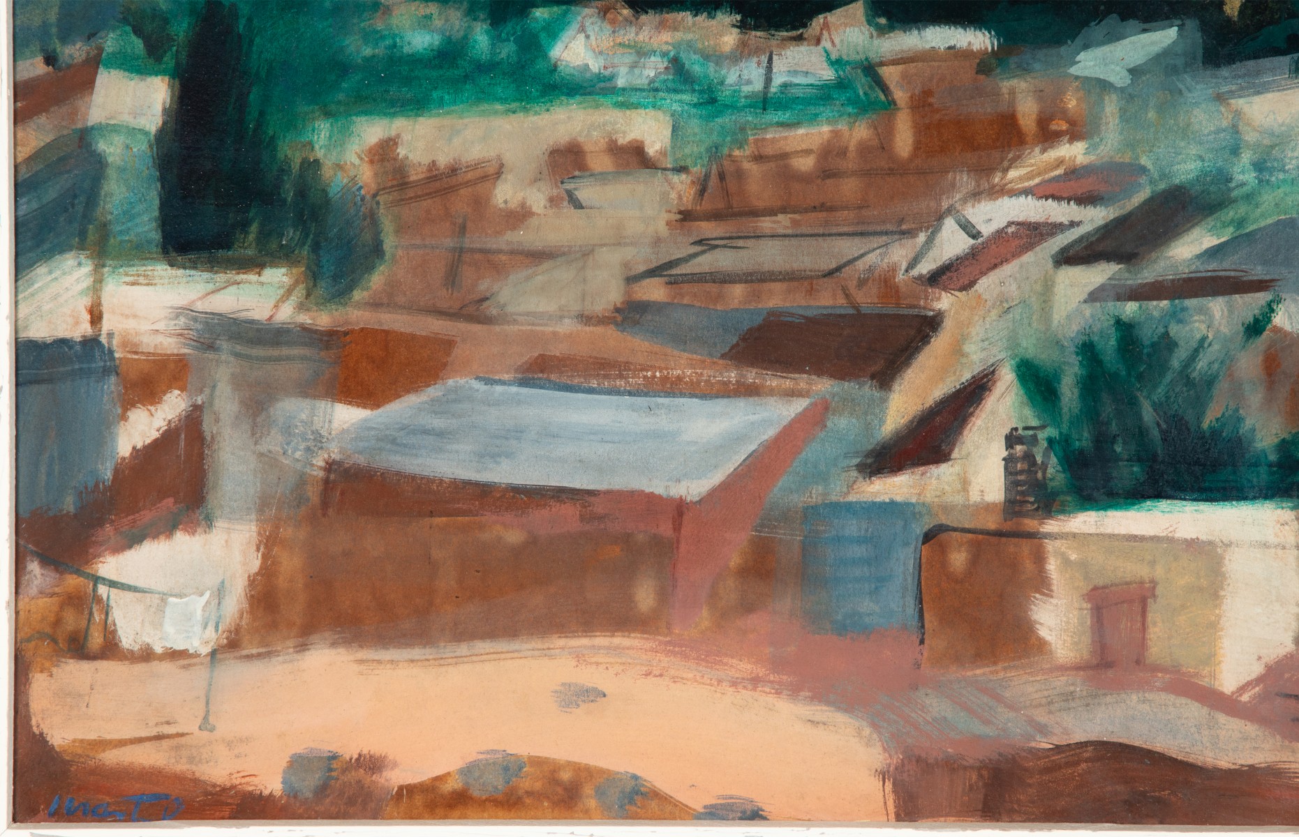 MARTYL SUZANNE SCHWEIG (1918-2013) OIL ON ARTIST BOARD