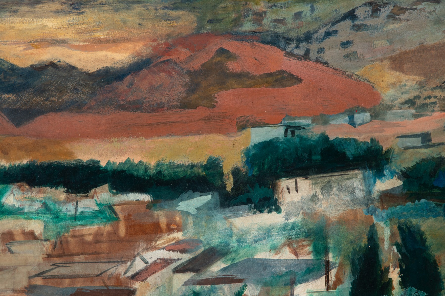 MARTYL SUZANNE SCHWEIG (1918-2013) OIL ON ARTIST BOARD