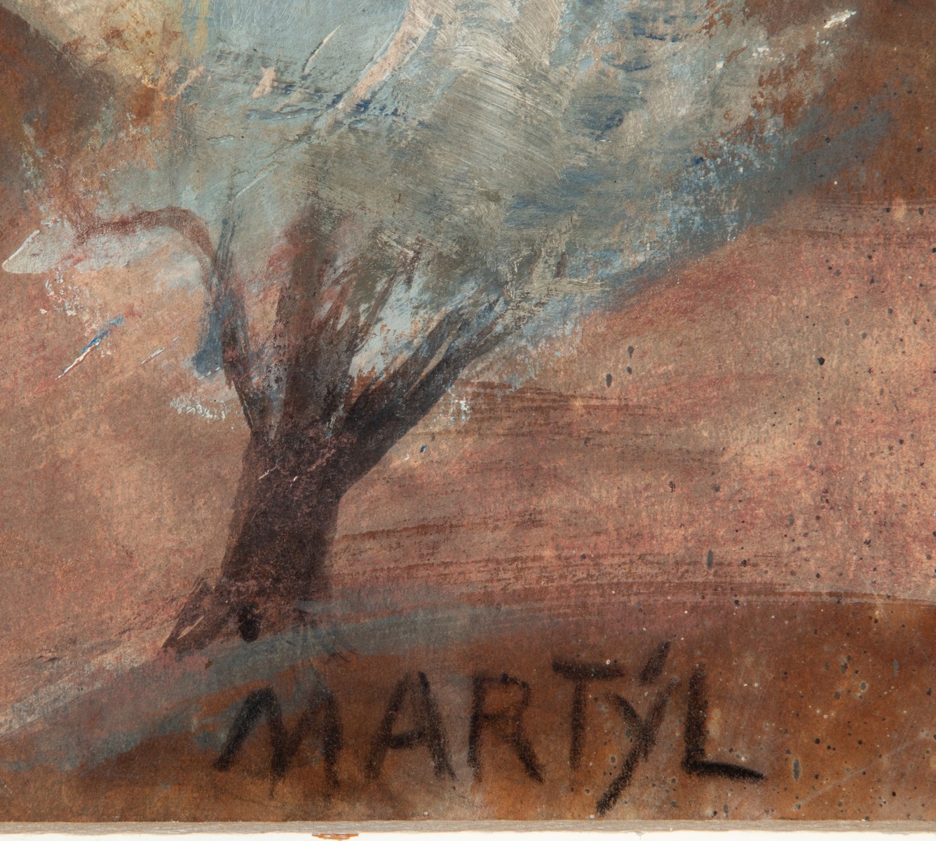MARTYL SUZANNE SCHWEIG (1918-2013) OIL ON ARTIST BOARD