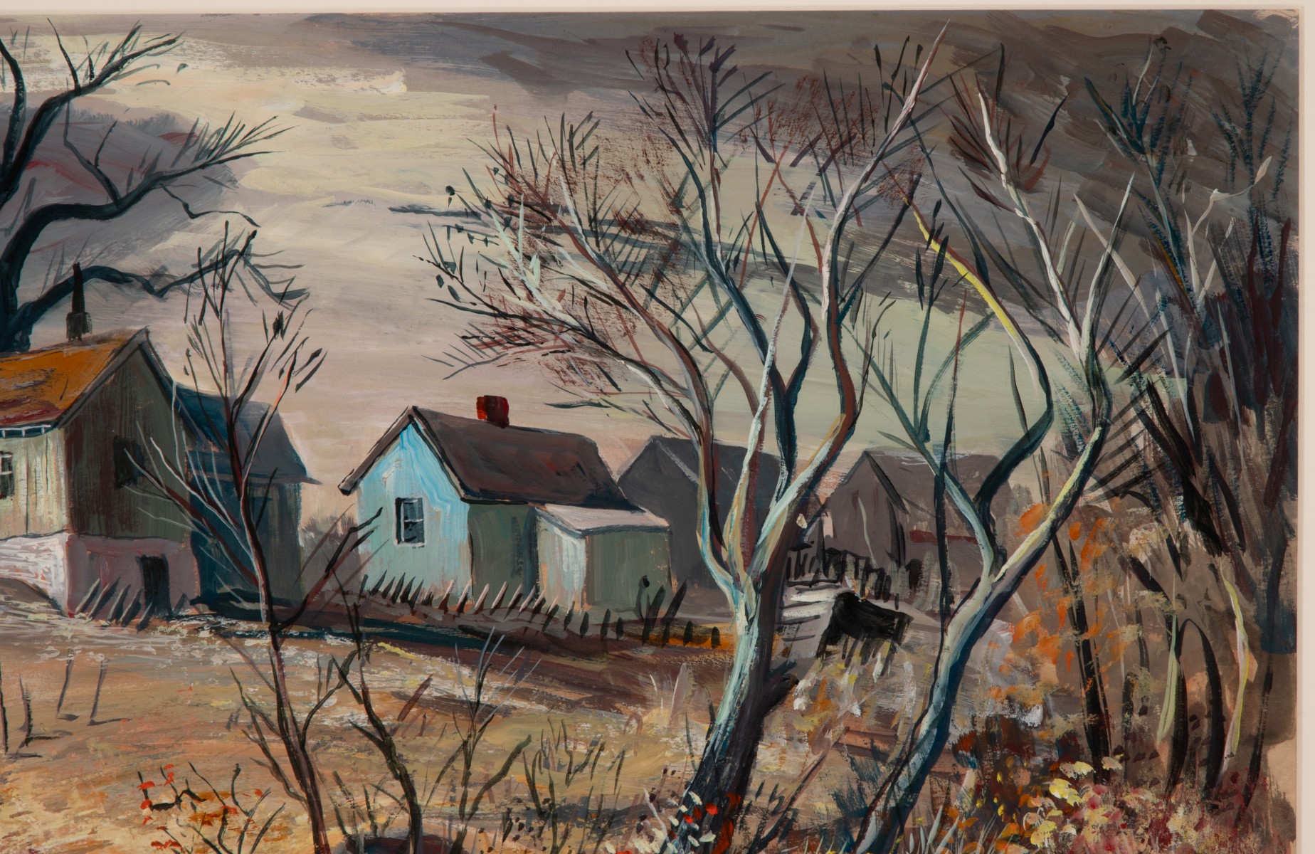 FRED SHANE (1906-1992) OIL ON BOARD OR PANEL CIRCA 1940
