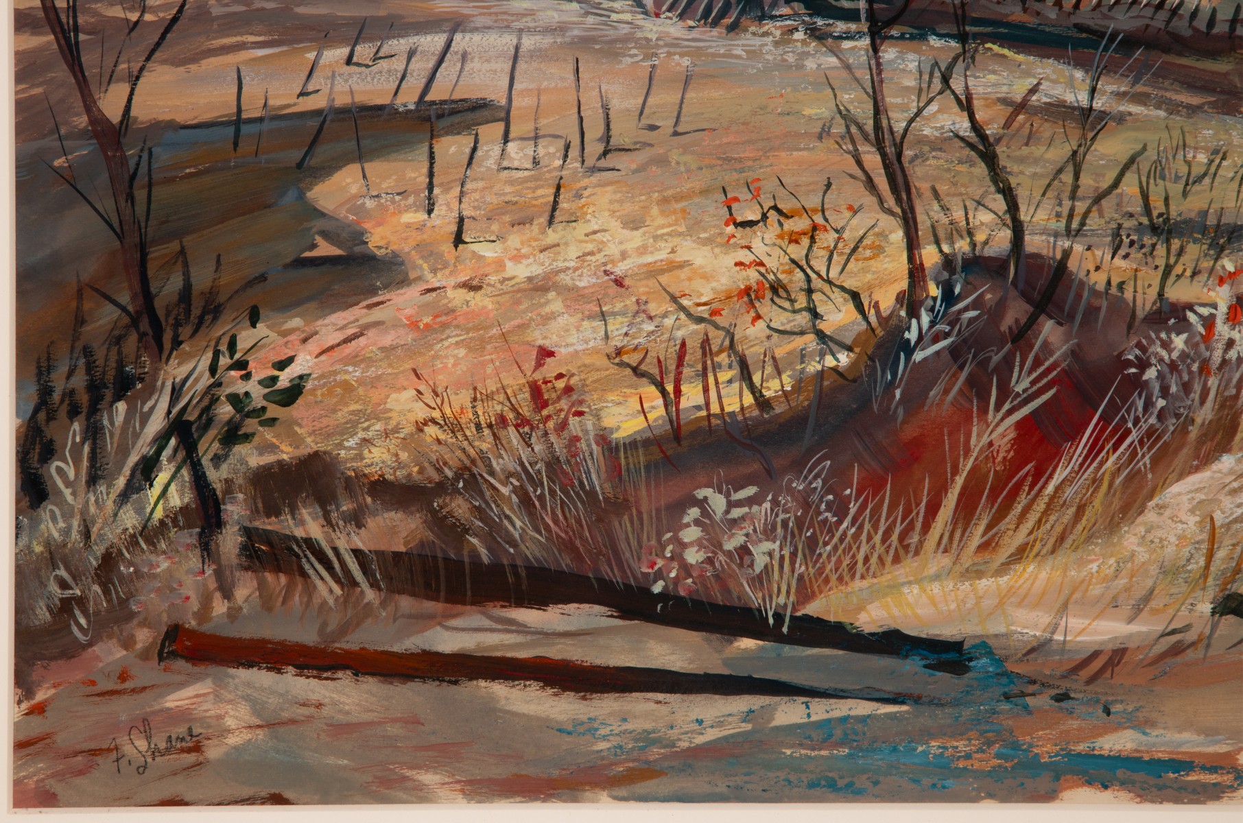 FRED SHANE (1906-1992) OIL ON BOARD OR PANEL CIRCA 1940