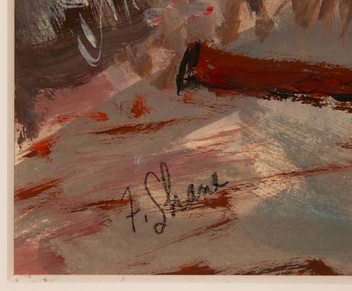 FRED SHANE (1906-1992) OIL ON BOARD OR PANEL CIRCA 1940