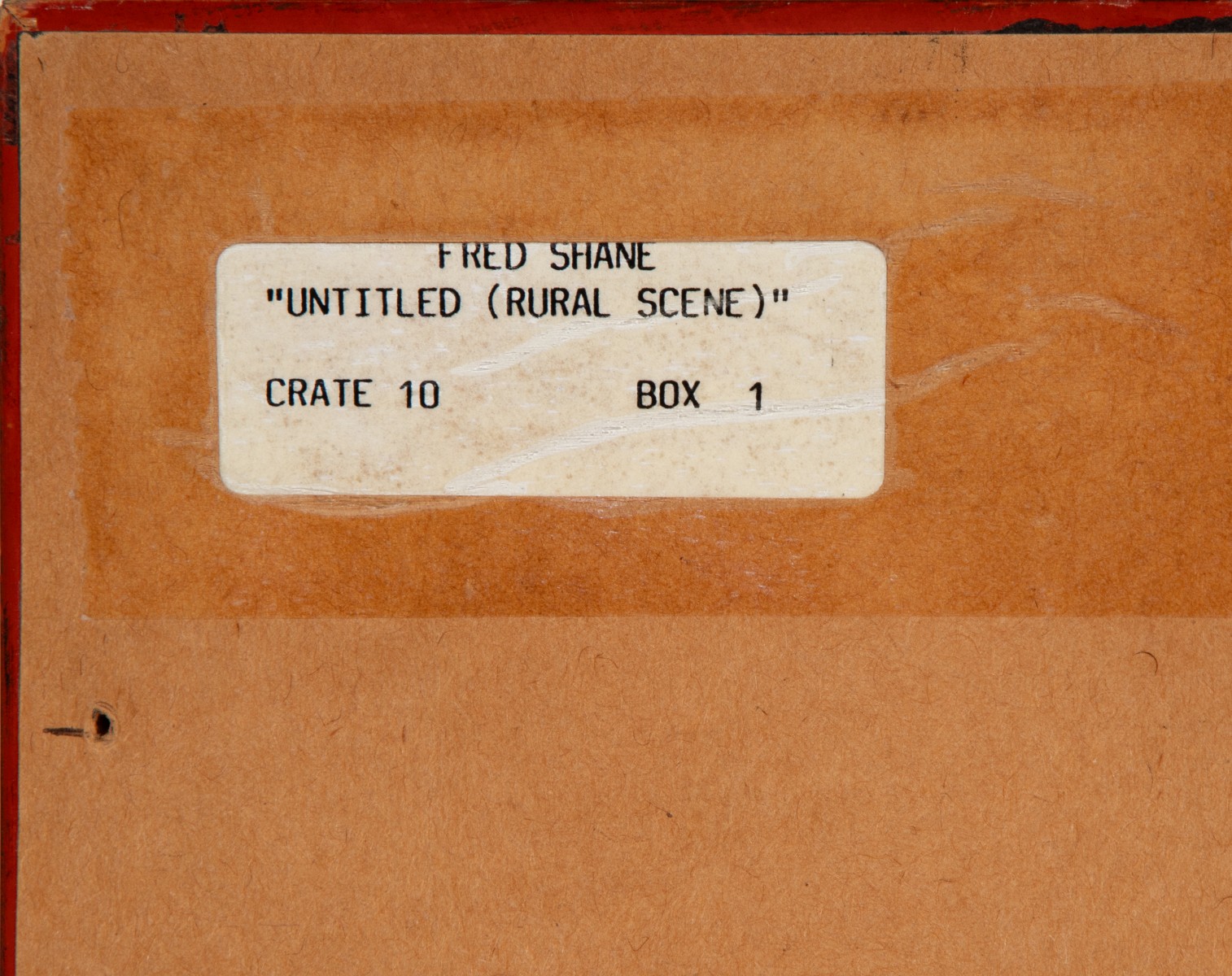 FRED SHANE (1906-1992) OIL ON BOARD OR PANEL CIRCA 1940