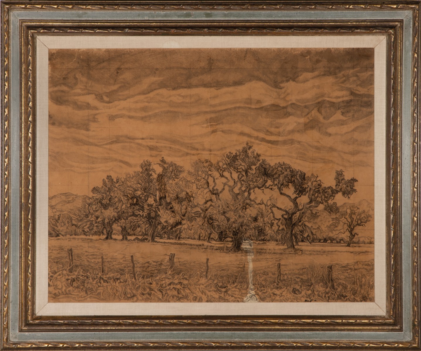 ATTRIBUTED EARL BENNETT (1919-2007) GRAPHITE ON PAPER