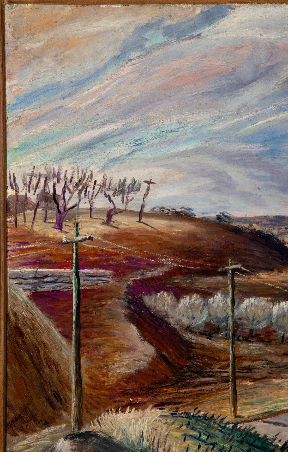 FRED SHANE (1906-1992) TWO-SIDED REGIONALIST OIL C 1933