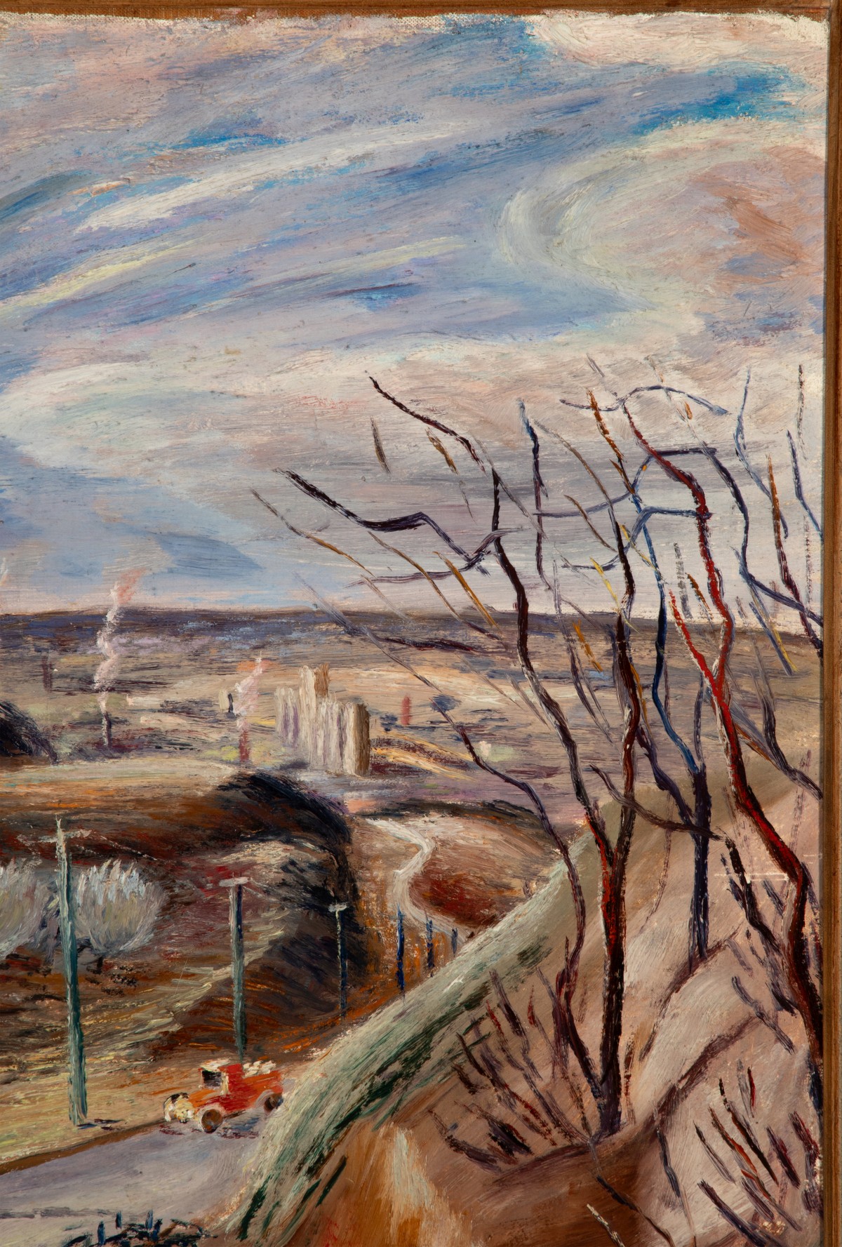 FRED SHANE (1906-1992) TWO-SIDED REGIONALIST OIL C 1933