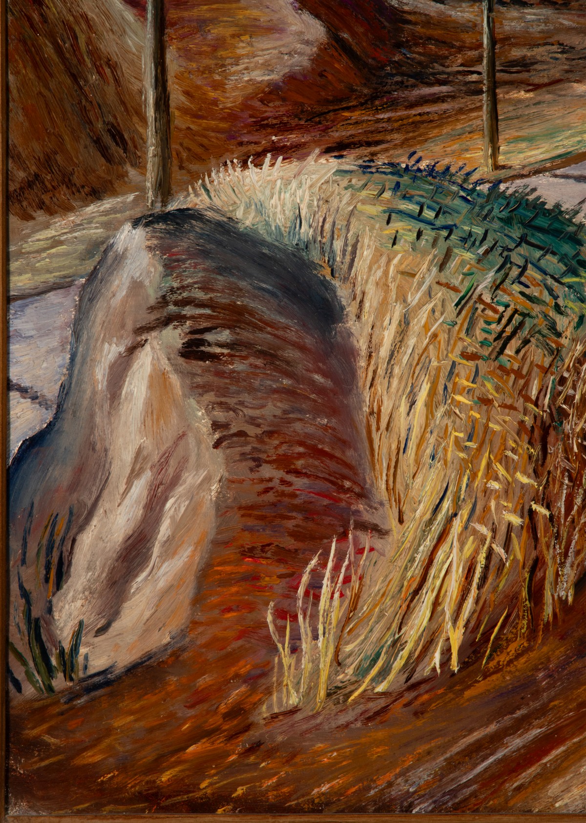 FRED SHANE (1906-1992) TWO-SIDED REGIONALIST OIL C 1933