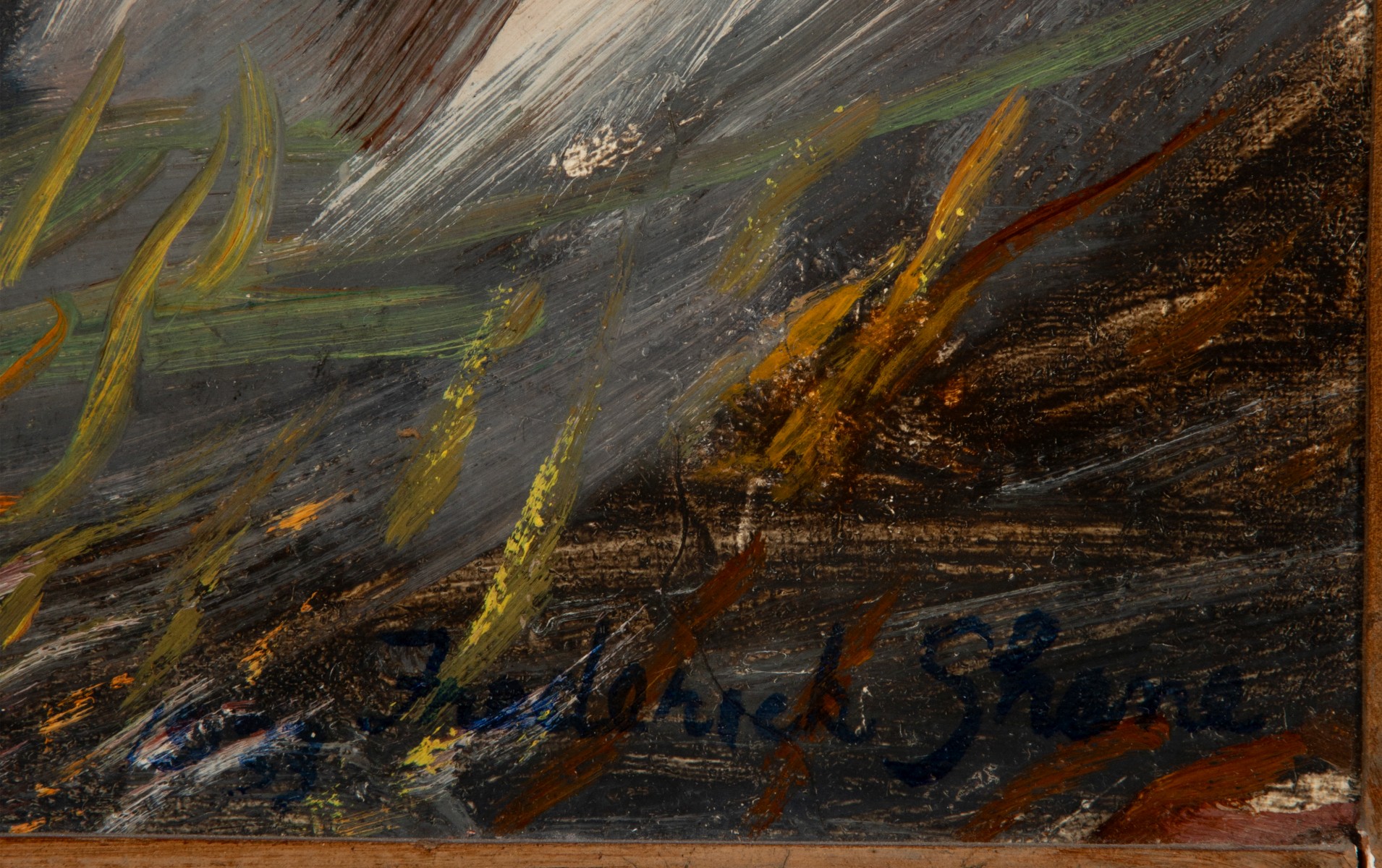 FRED SHANE (1906-1992) TWO-SIDED REGIONALIST OIL C 1933