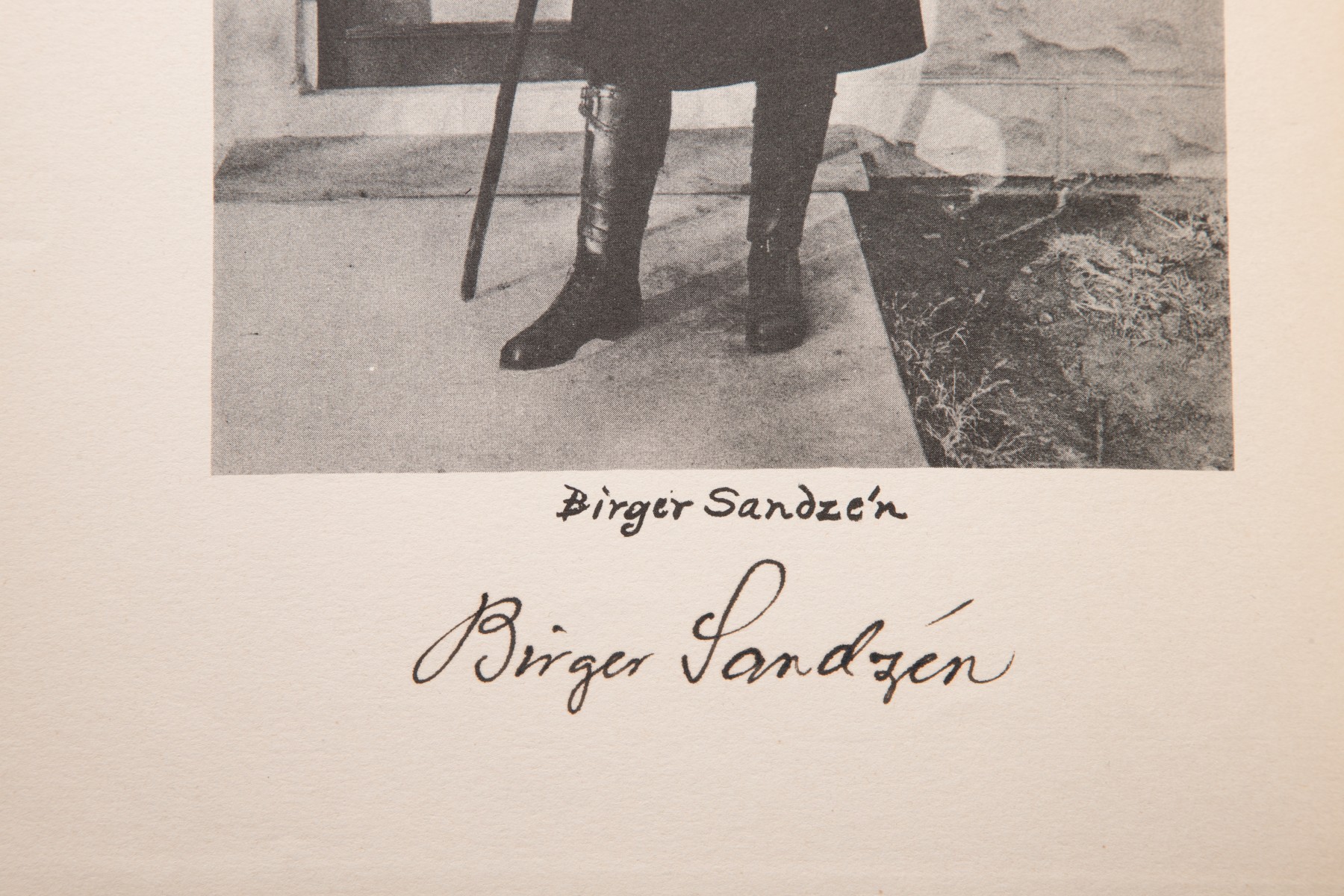 IN THE MOUNTAINS WITH LITHO SIGNED BY SANDZÉN AND WHITE