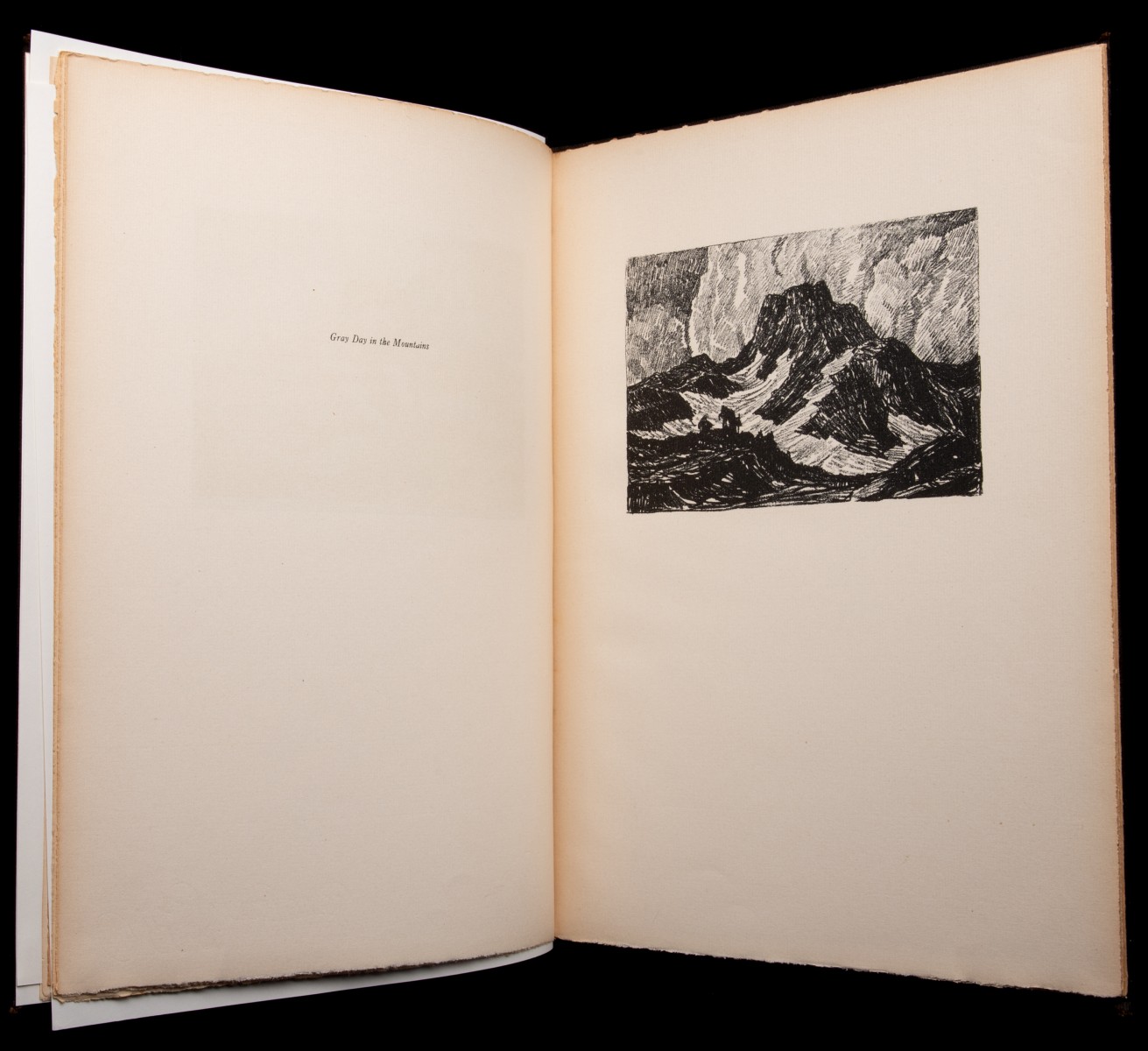 IN THE MOUNTAINS WITH LITHO SIGNED BY SANDZÉN AND WHITE