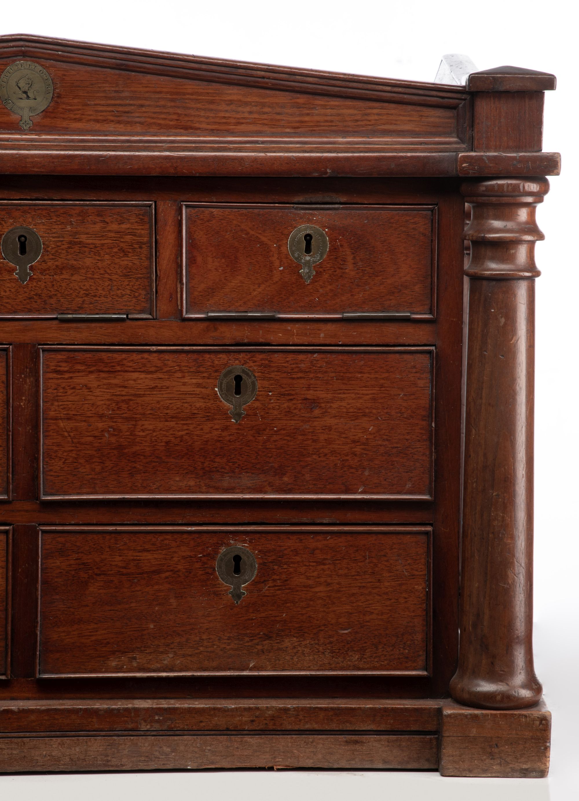 A FINE RARE 1859 FETTERESSO CASTLE SCOTTISH COIN CHEST