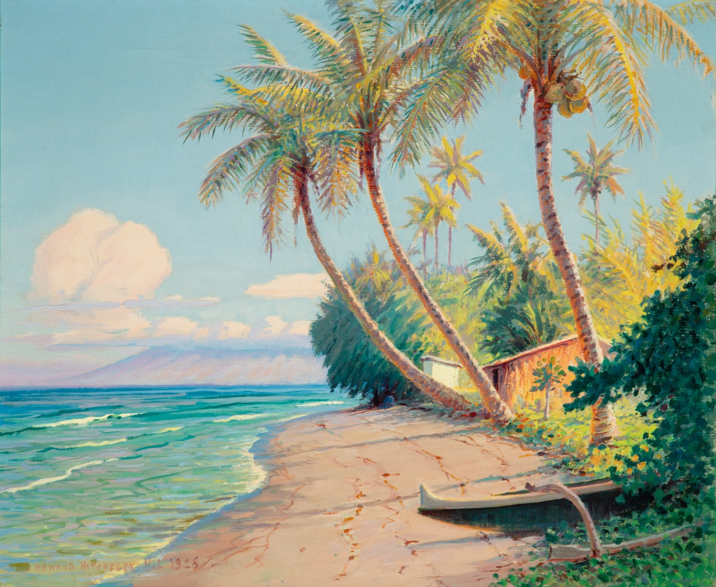 DAVID HOWARD HITCHCOCK (1861-1943) OIL ON CANVAS