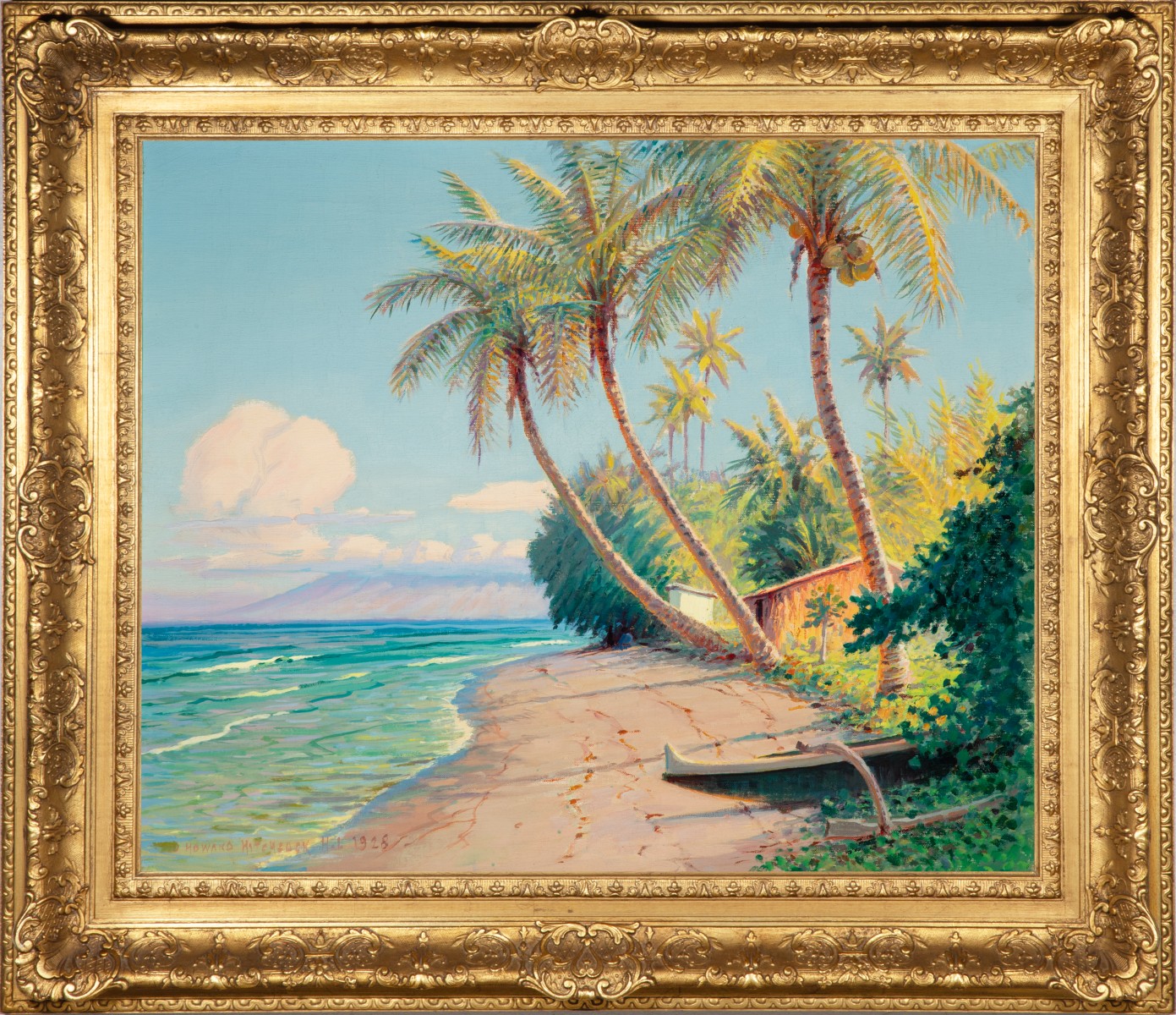 DAVID HOWARD HITCHCOCK (1861-1943) OIL ON CANVAS