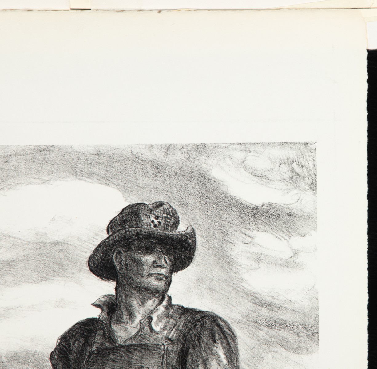 JOHN STEUART CURRY (1897-1946) PENCIL SIGNED LITHOGRAPH