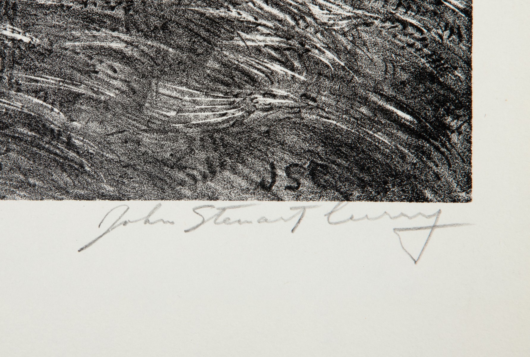 JOHN STEUART CURRY (1897-1946) PENCIL SIGNED LITHOGRAPH