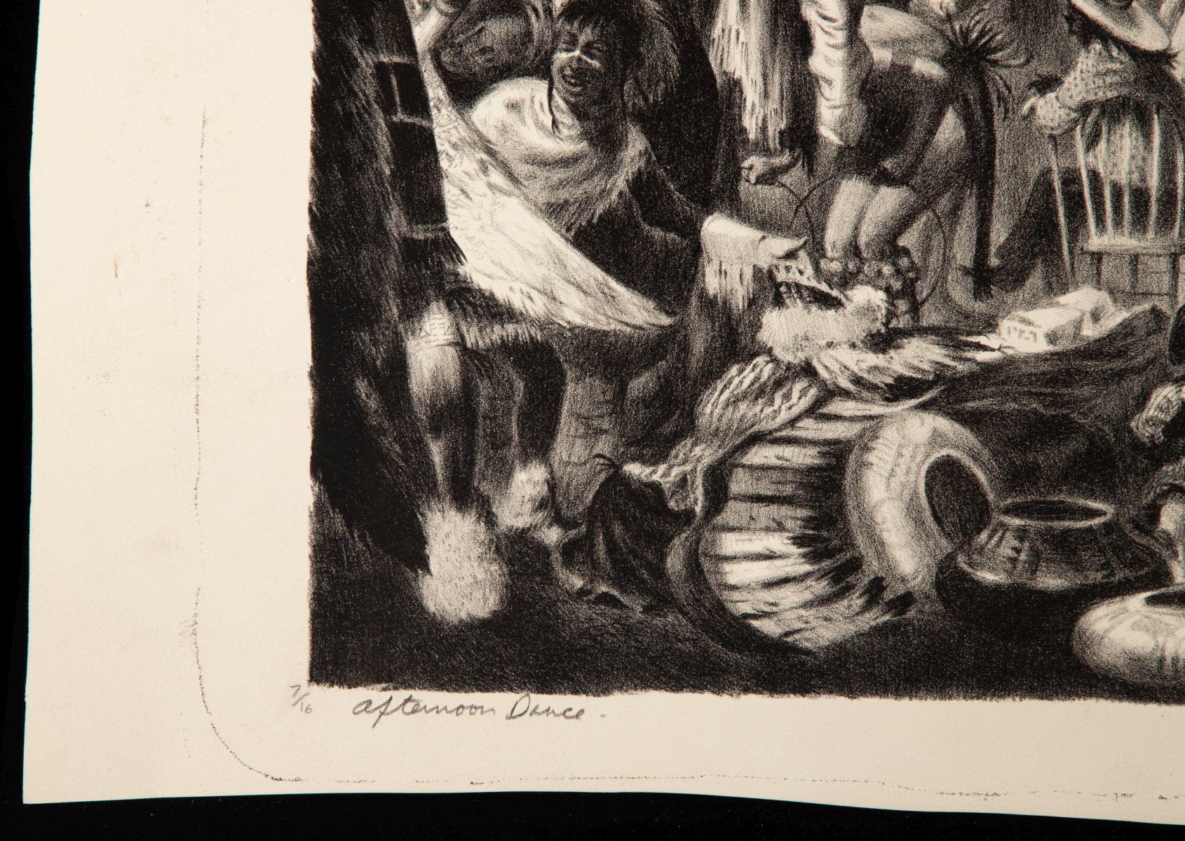 CHARLES BANKS WILSON (1918-2013) PENCIL SIGNED LITHO