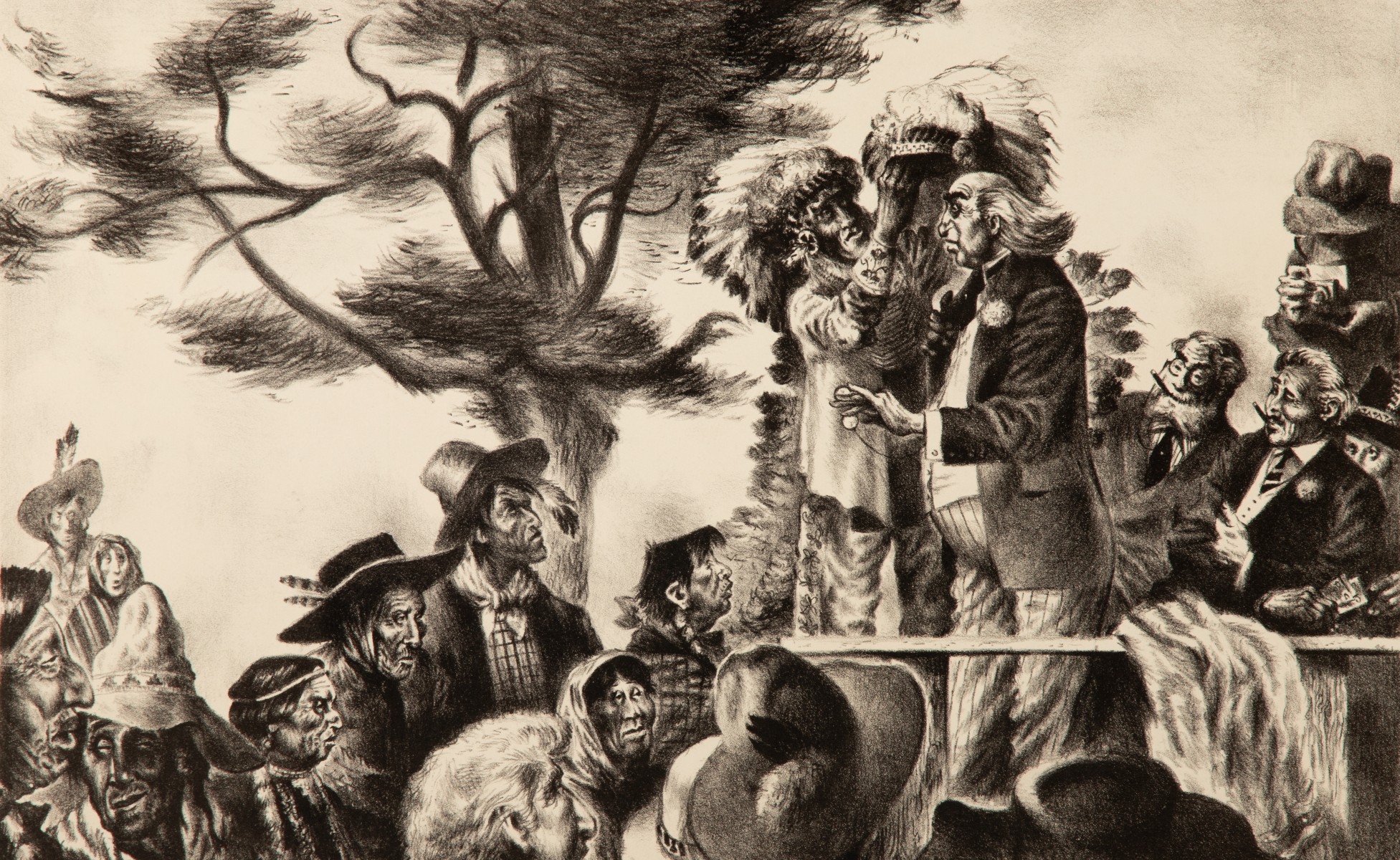 CHARLES BANKS WILSON VERY RARE 1939 LITHO EDITION OF 10