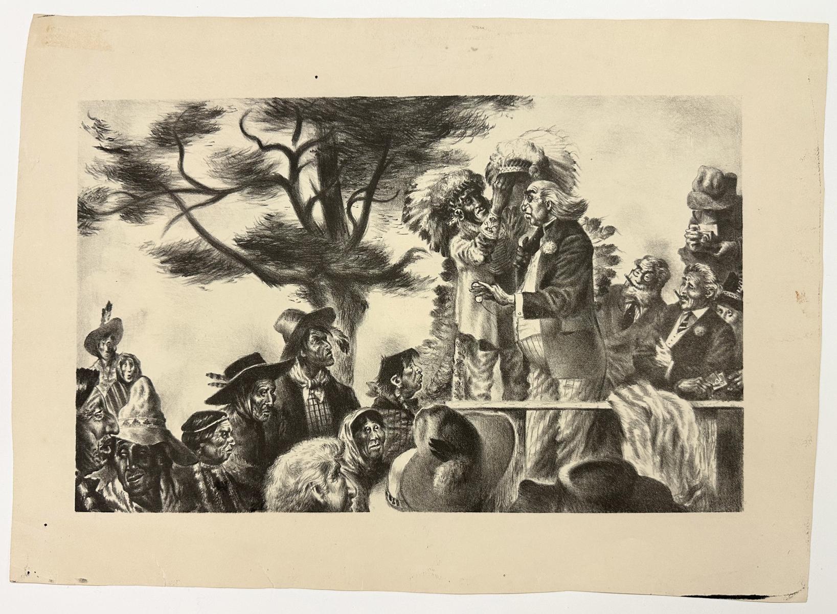 CHARLES BANKS WILSON VERY RARE 1939 LITHO EDITION OF 10