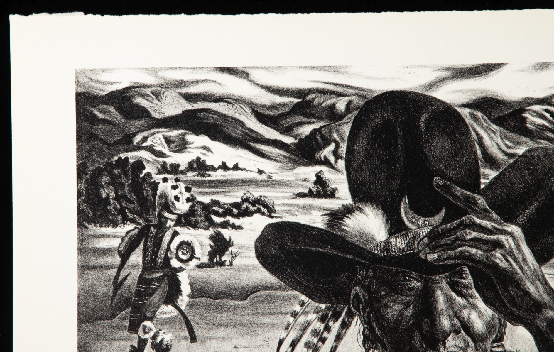 CHARLES BANKS WILSON (1918-2013) PENCIL SIGNED LITHO