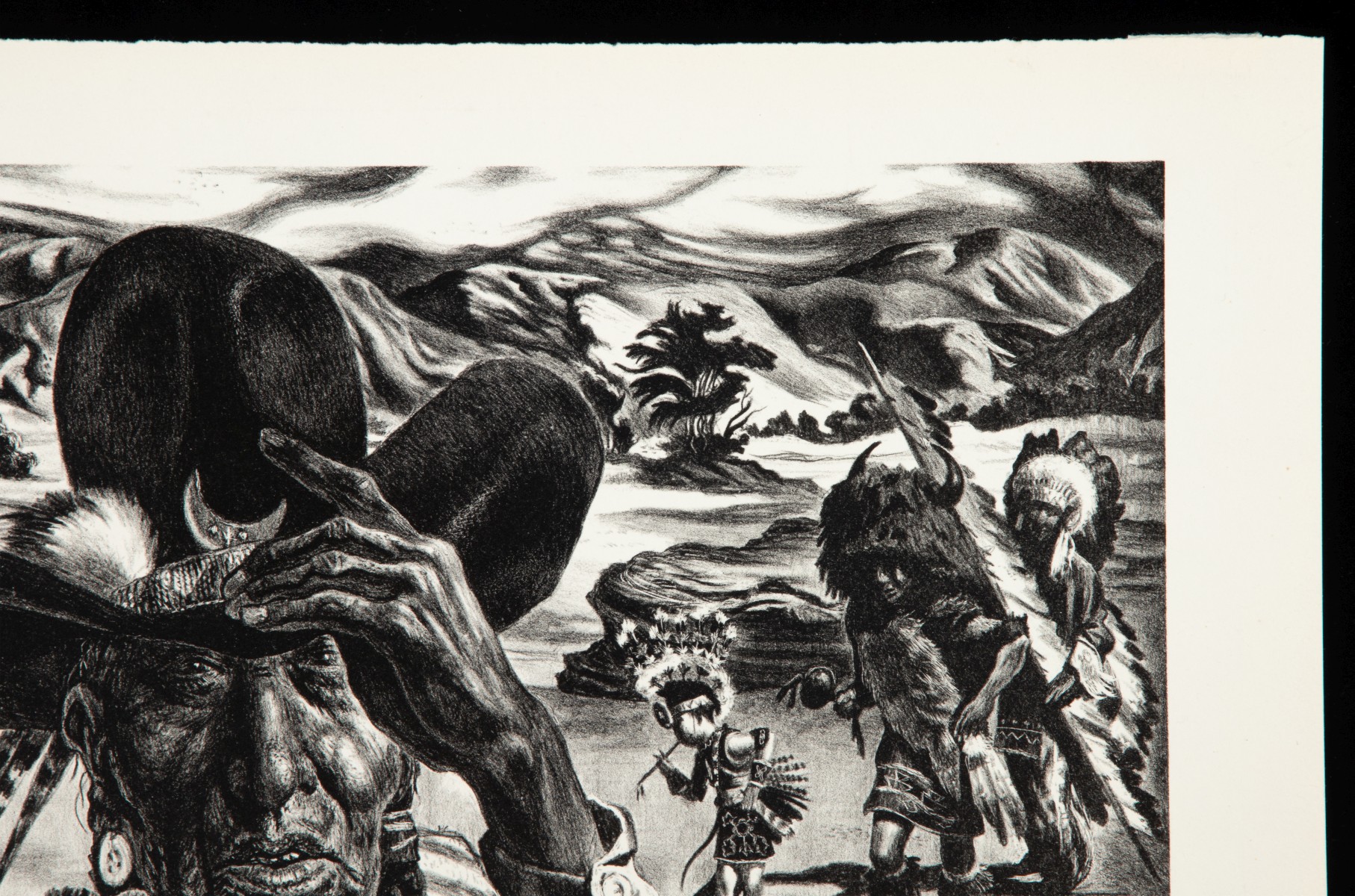 CHARLES BANKS WILSON (1918-2013) PENCIL SIGNED LITHO