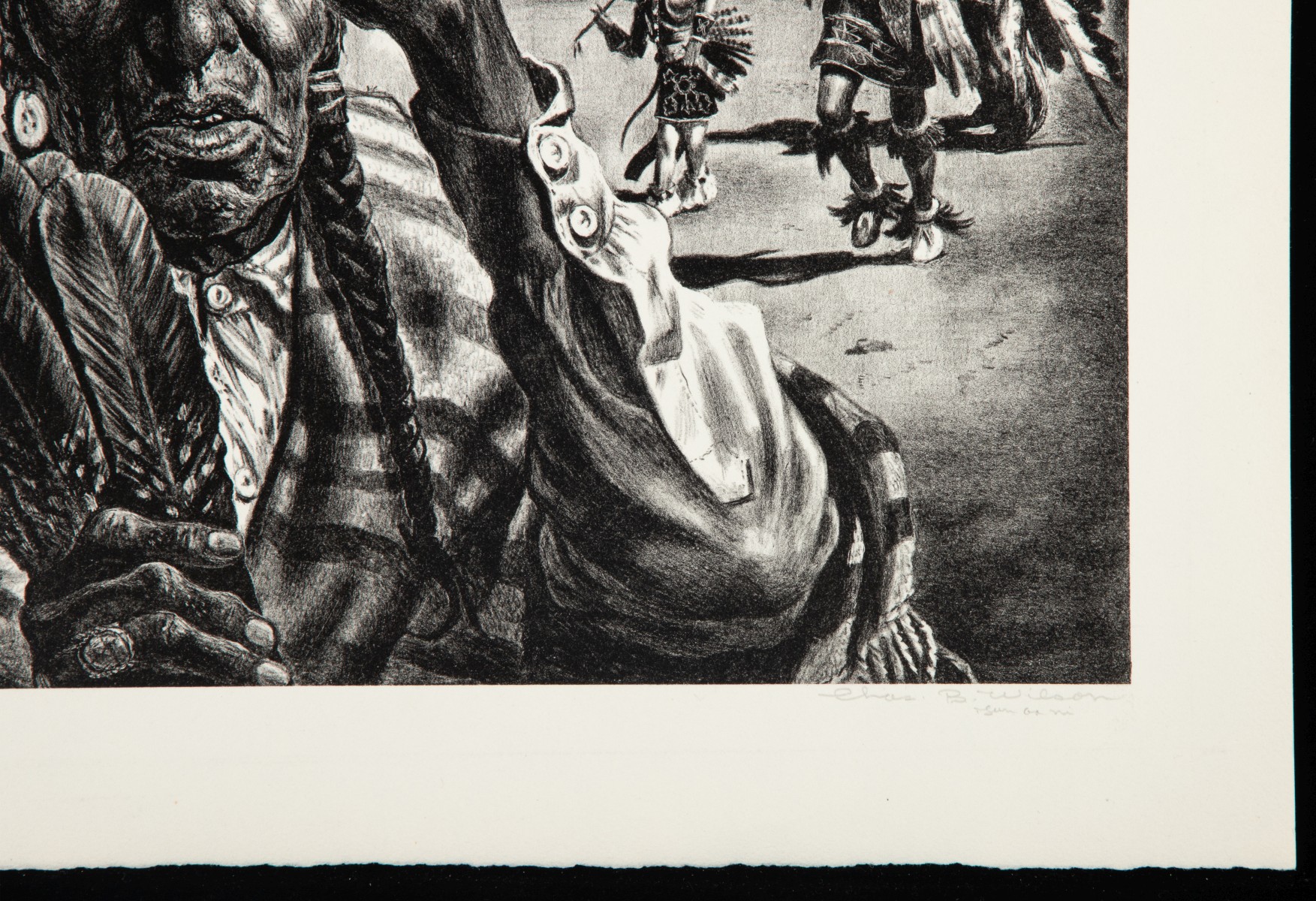 CHARLES BANKS WILSON (1918-2013) PENCIL SIGNED LITHO