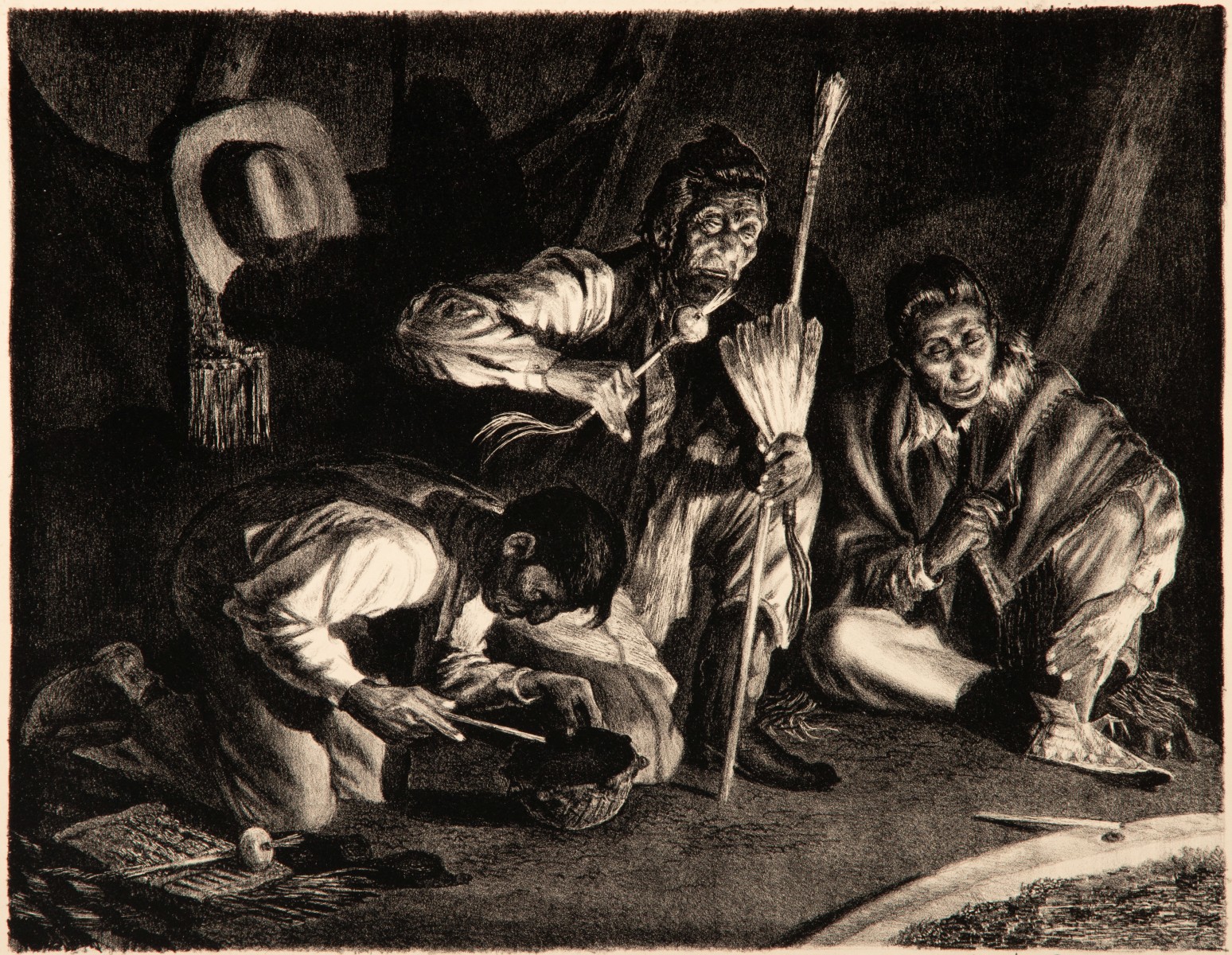 CHARLES BANKS WILSON (1918-2013) PENCIL SIGNED LITHO