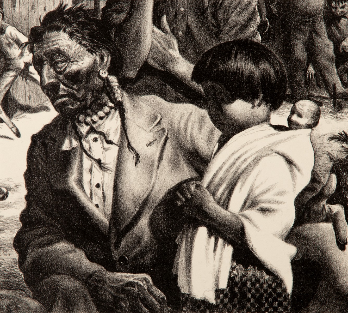 CHARLES BANKS WILSON (1918-2013) PENCIL SIGNED LITHO