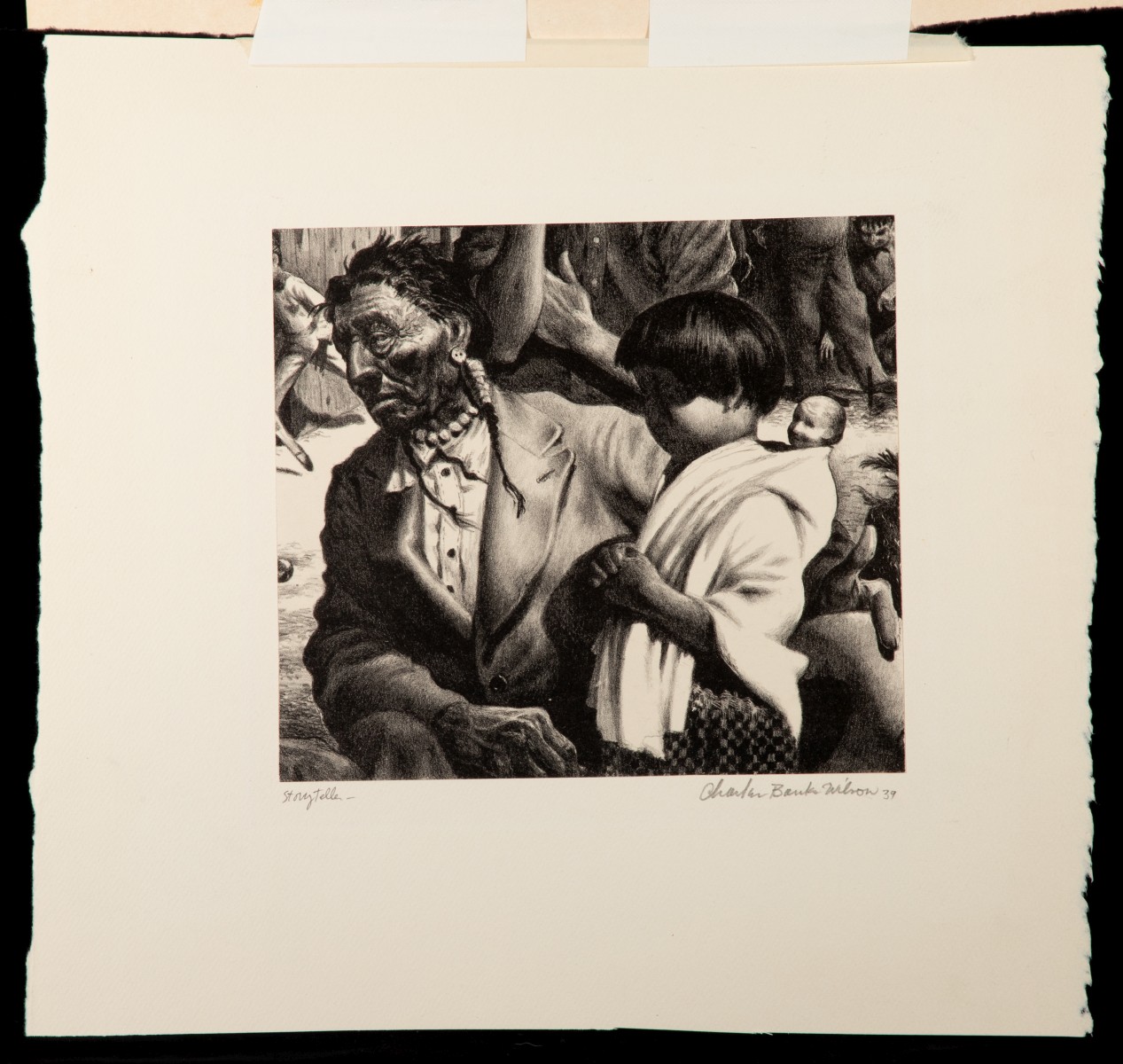 CHARLES BANKS WILSON (1918-2013) PENCIL SIGNED LITHO