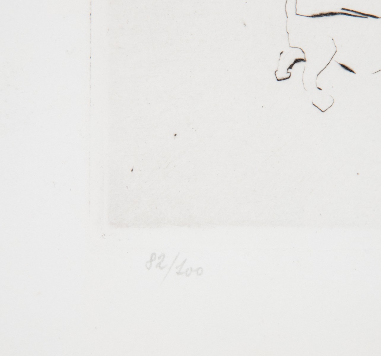 PIERRE BONNARD (1867-1947) PENCIL SIGNED DRYPOINT