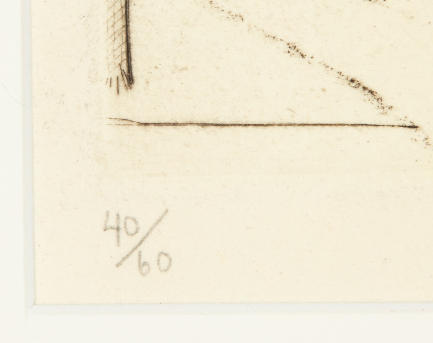 FRANK STACK (B. 1937) PENCIL SIGNED ETCHING
