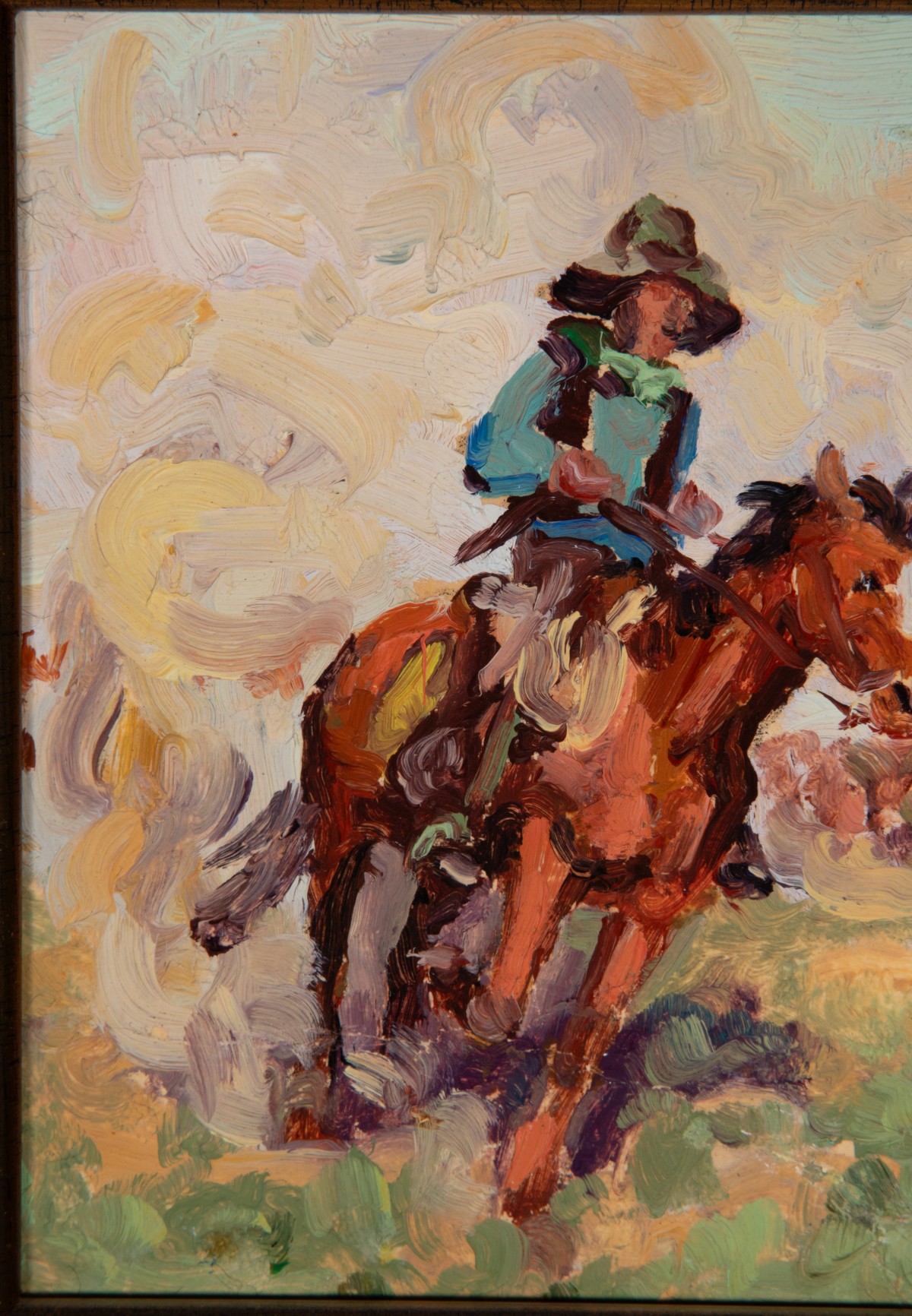 FRED DARGE (1900-1978) OIL ON PANEL