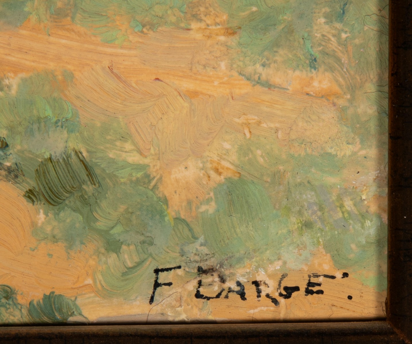 FRED DARGE (1900-1978) OIL ON PANEL