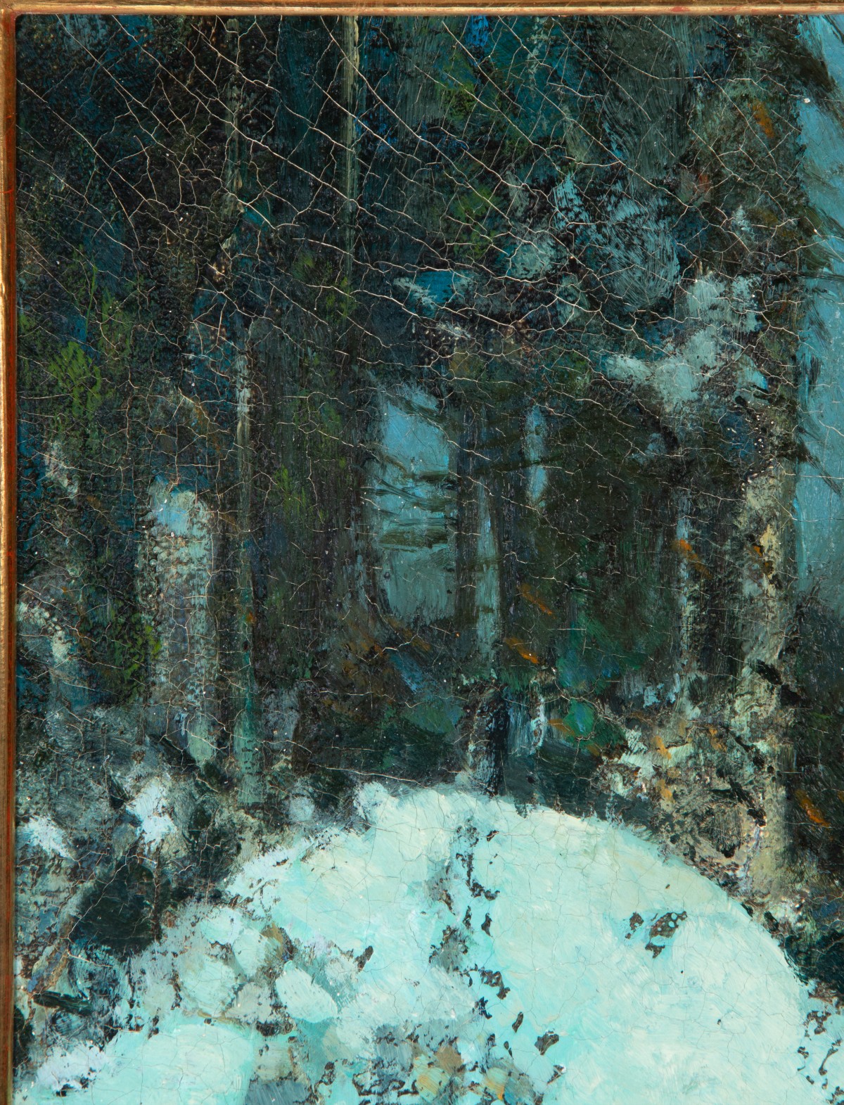 CHARLES S. CHAPMAN (1879-1962) OIL ON ARTIST'S BOARD