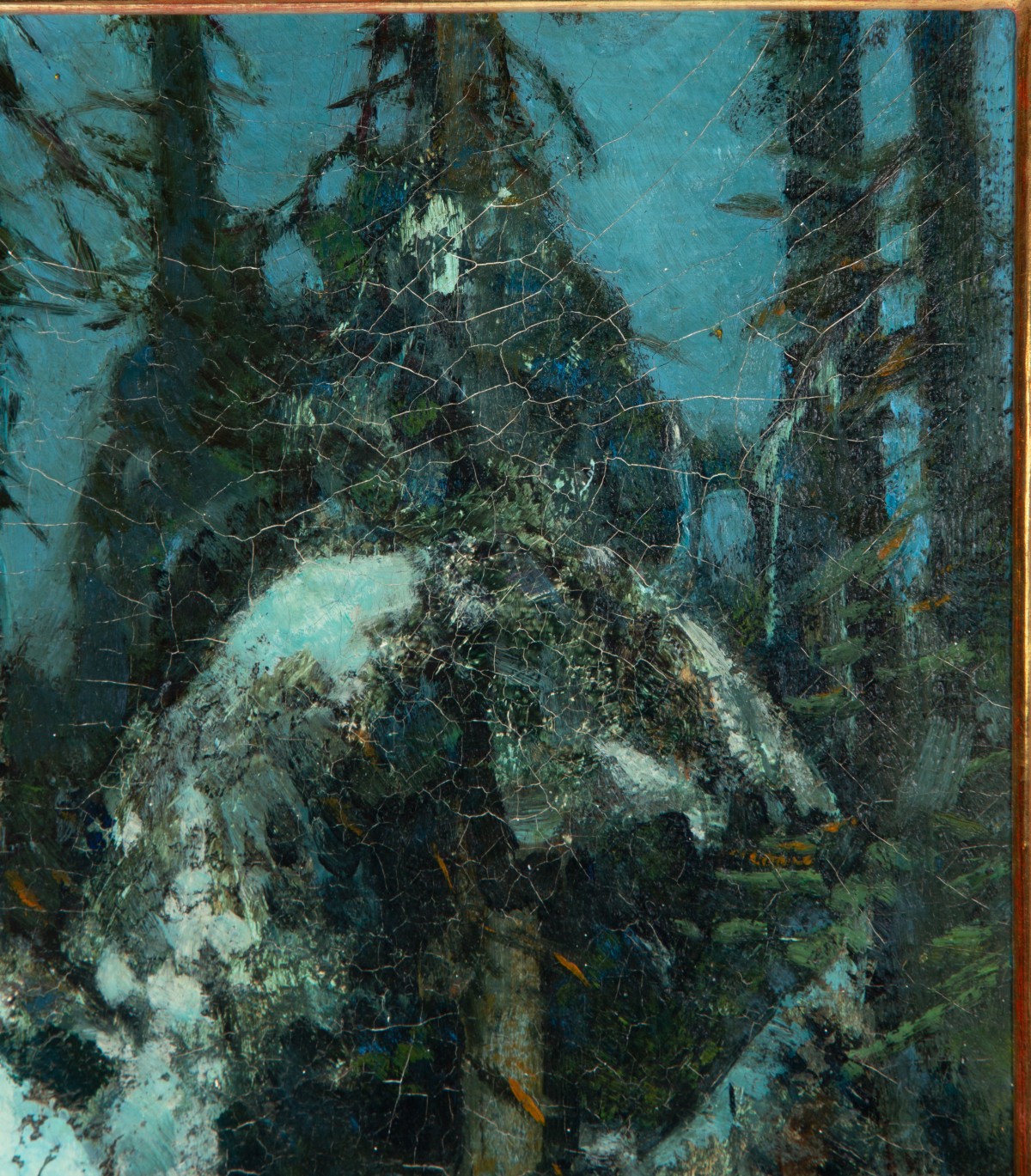 CHARLES S. CHAPMAN (1879-1962) OIL ON ARTIST'S BOARD