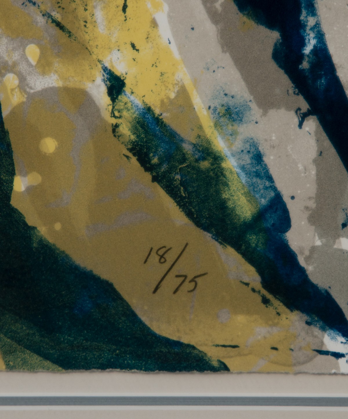 EARL BISS (1947-1998) PENCIL SIGNED SERIGRAPH
