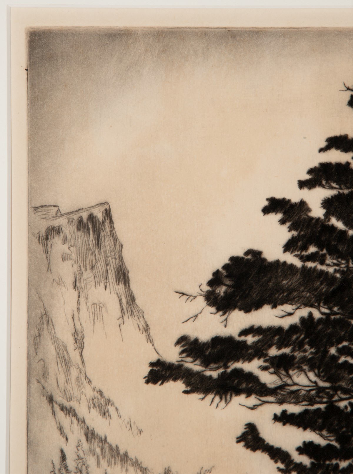 LYMAN BYXBE (1886-1980) PENCIL SIGNED DRYPOINT