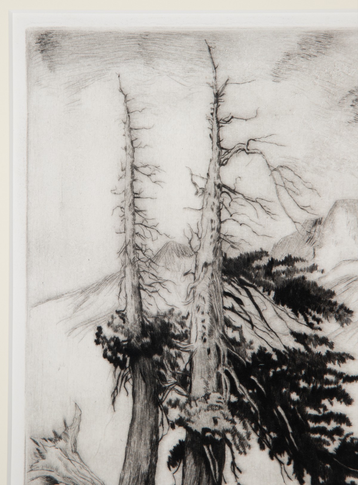LYMAN BYXBE (1886-1980) PENCIL SIGNED ETCHING
