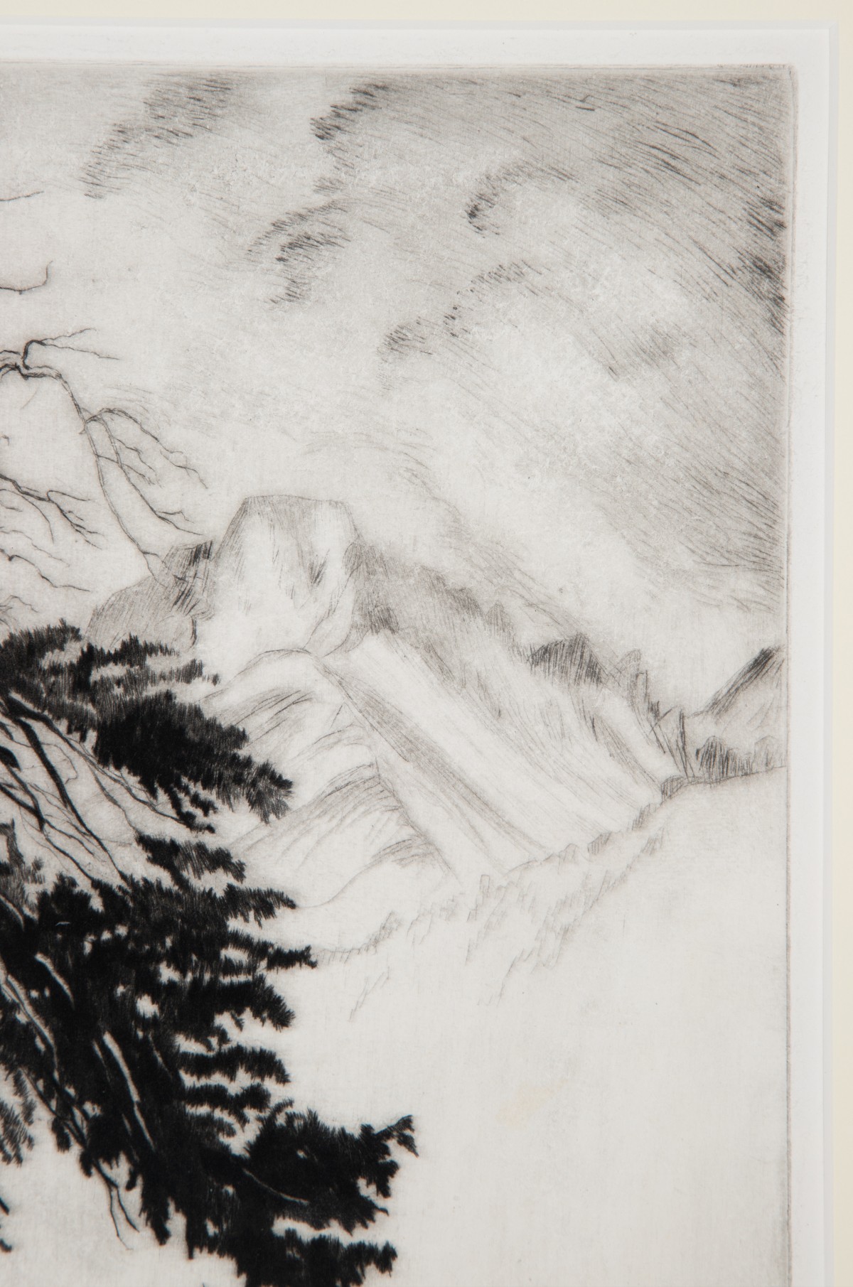 LYMAN BYXBE (1886-1980) PENCIL SIGNED ETCHING