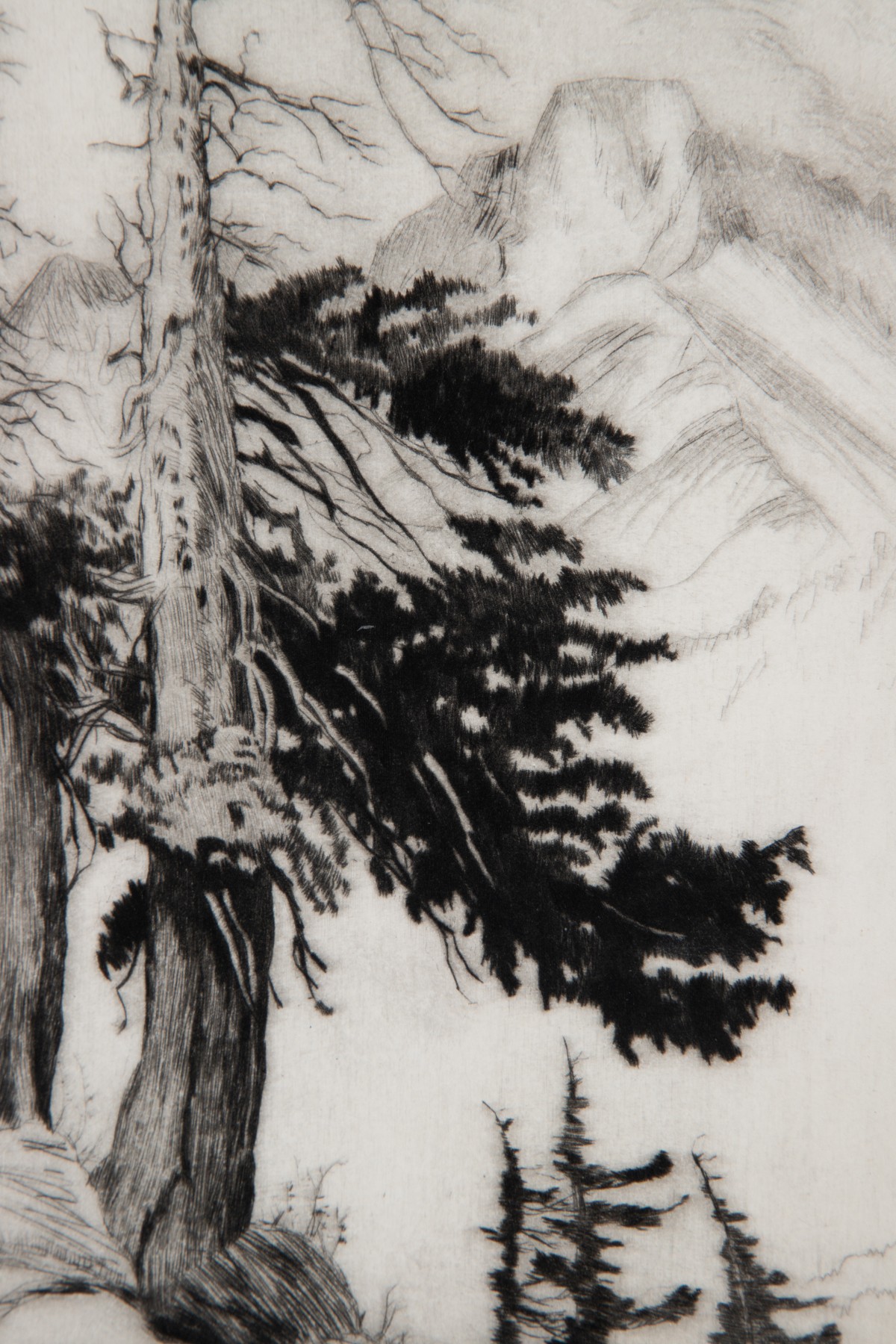 LYMAN BYXBE (1886-1980) PENCIL SIGNED ETCHING