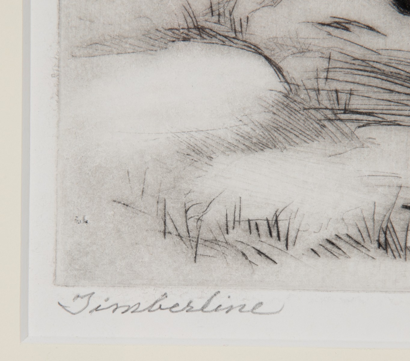 LYMAN BYXBE (1886-1980) PENCIL SIGNED ETCHING