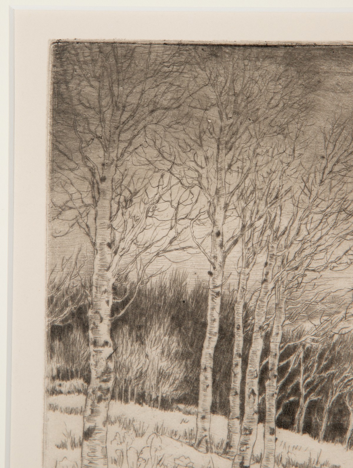 LYMAN BYXBE (1886-1980) PENCIL SIGNED DRYPOINT