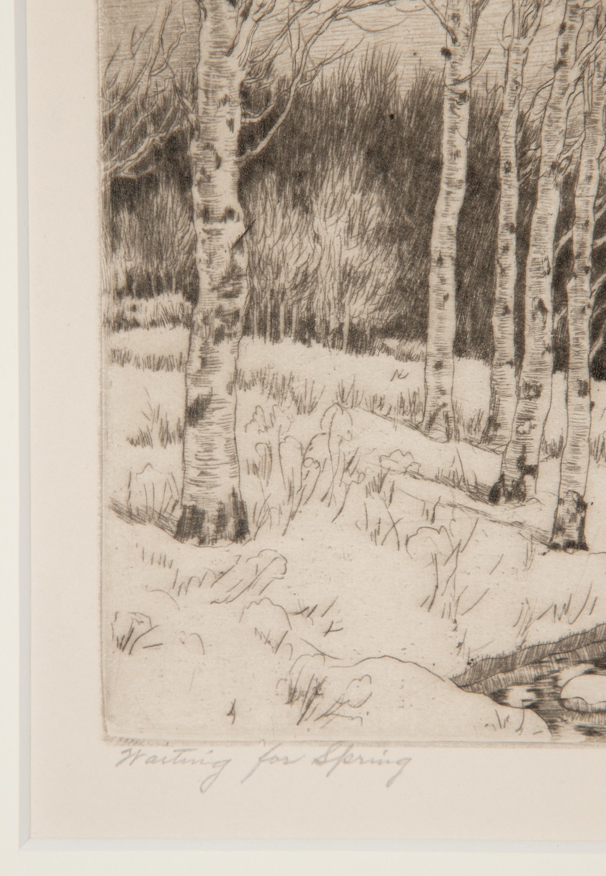 LYMAN BYXBE (1886-1980) PENCIL SIGNED DRYPOINT