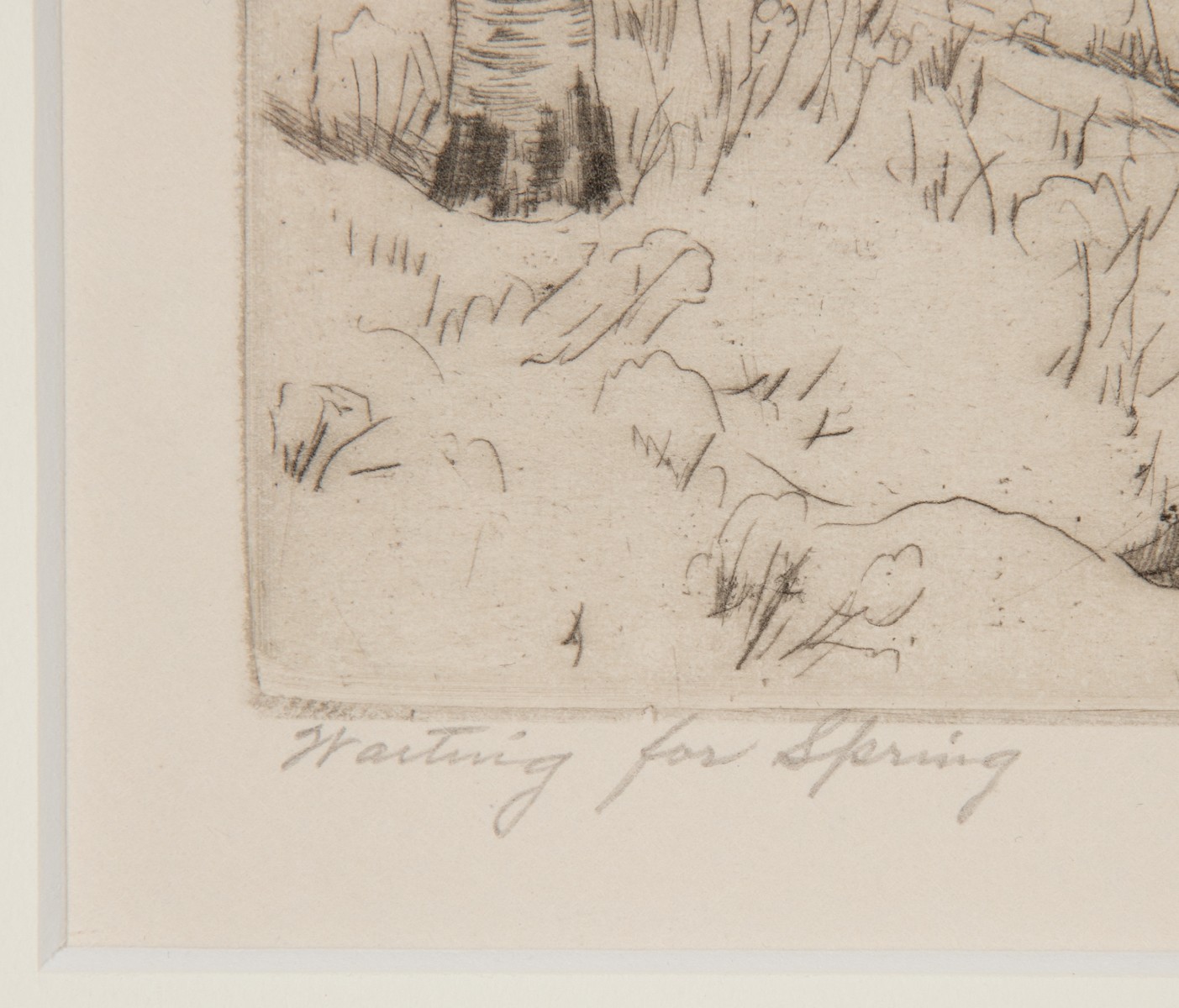 LYMAN BYXBE (1886-1980) PENCIL SIGNED DRYPOINT