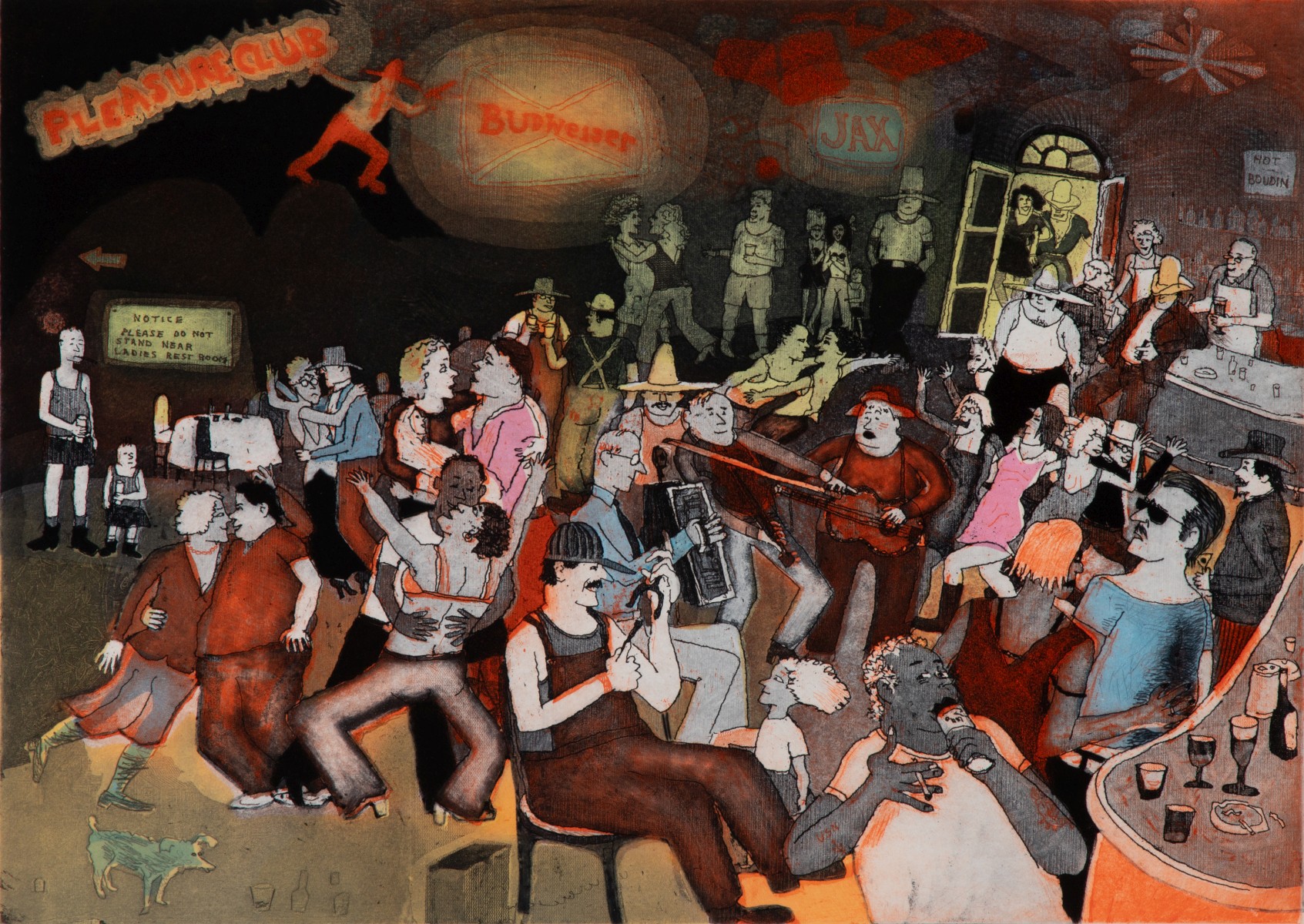 WARRINGTON COLESCOTT (1921-2018) PENCIL SIGNED ETCHING