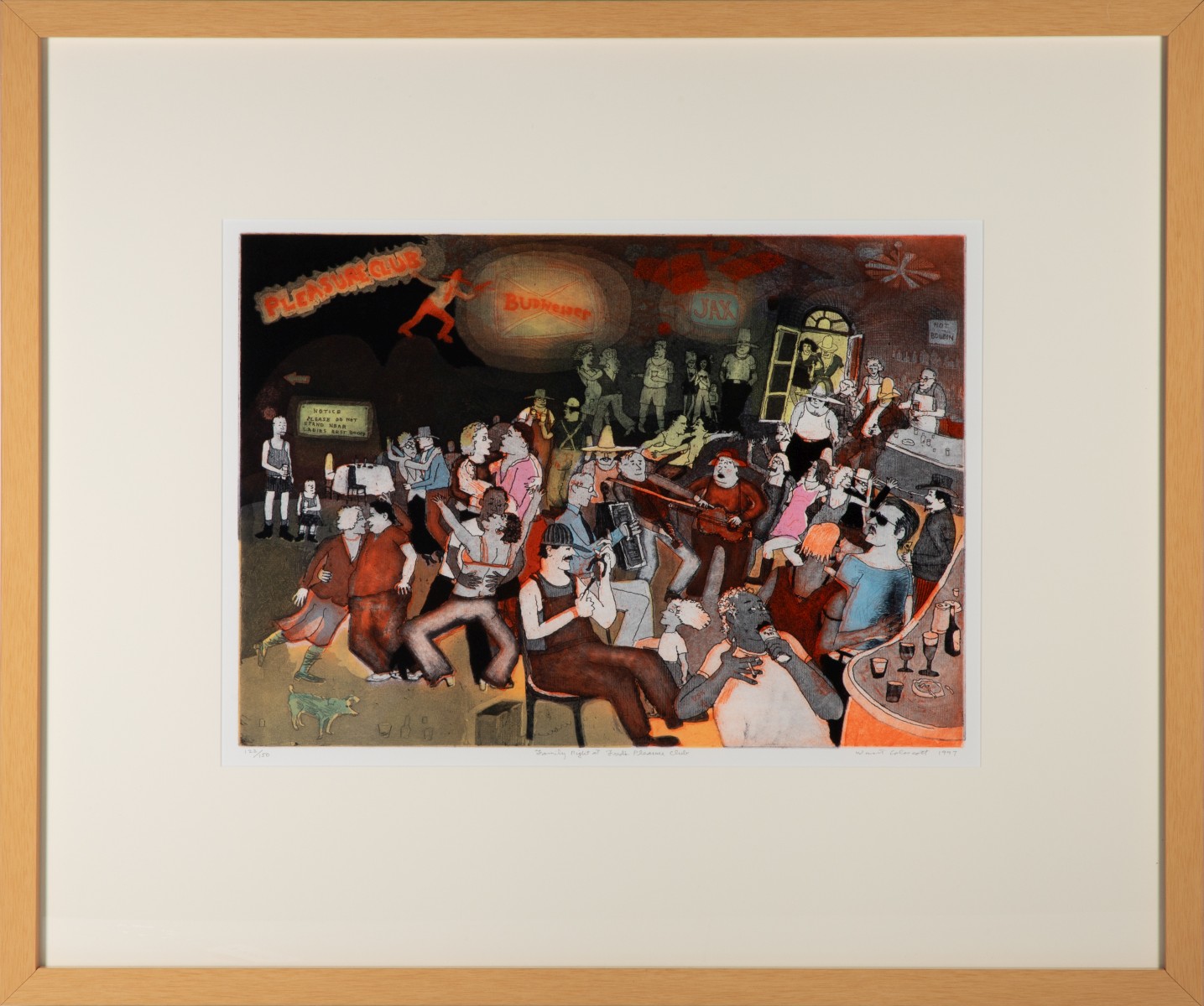 WARRINGTON COLESCOTT (1921-2018) PENCIL SIGNED ETCHING
