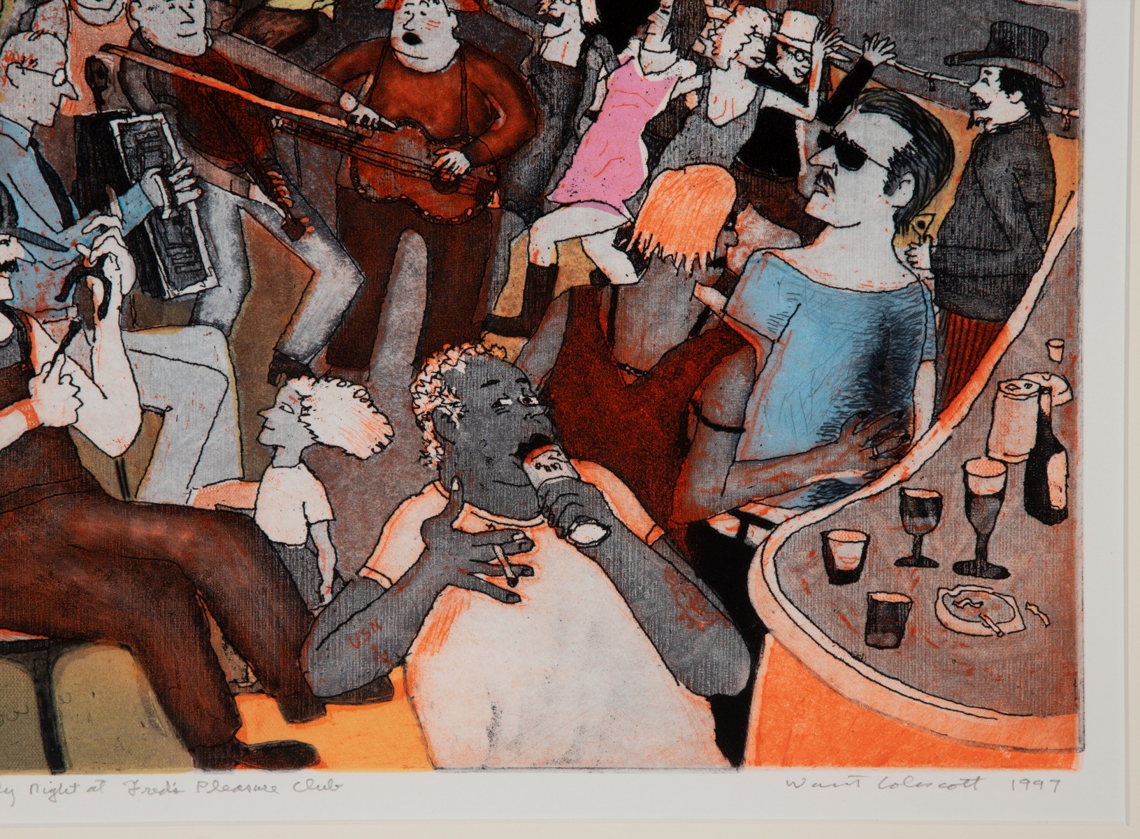 WARRINGTON COLESCOTT (1921-2018) PENCIL SIGNED ETCHING