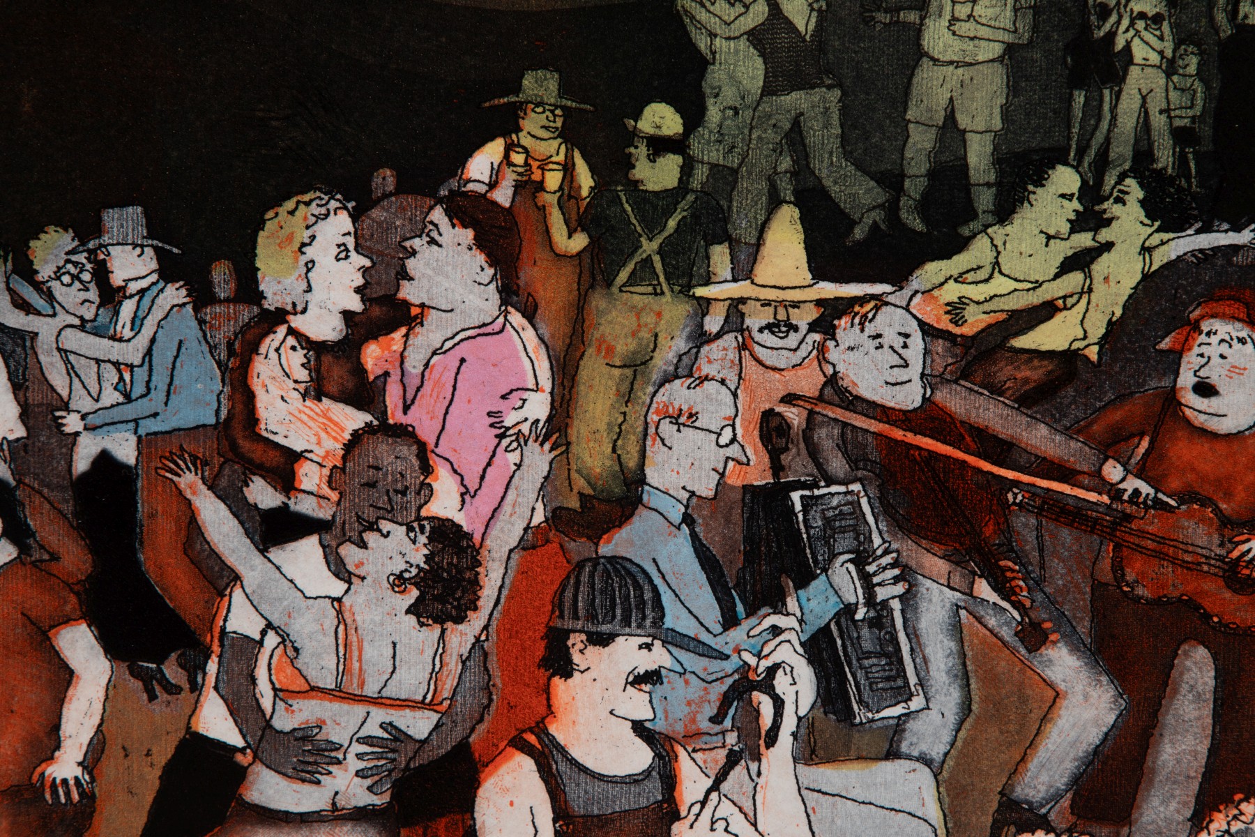 WARRINGTON COLESCOTT (1921-2018) PENCIL SIGNED ETCHING